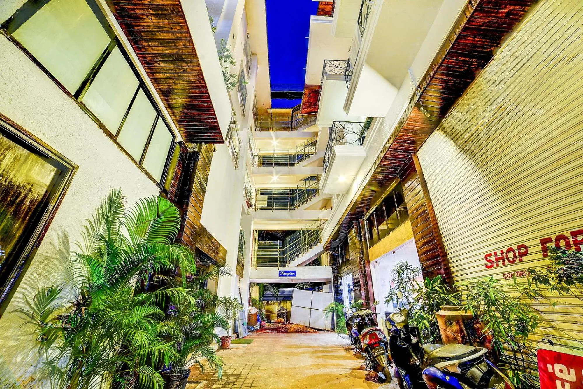 Property building in Nitya Resort, Calangute