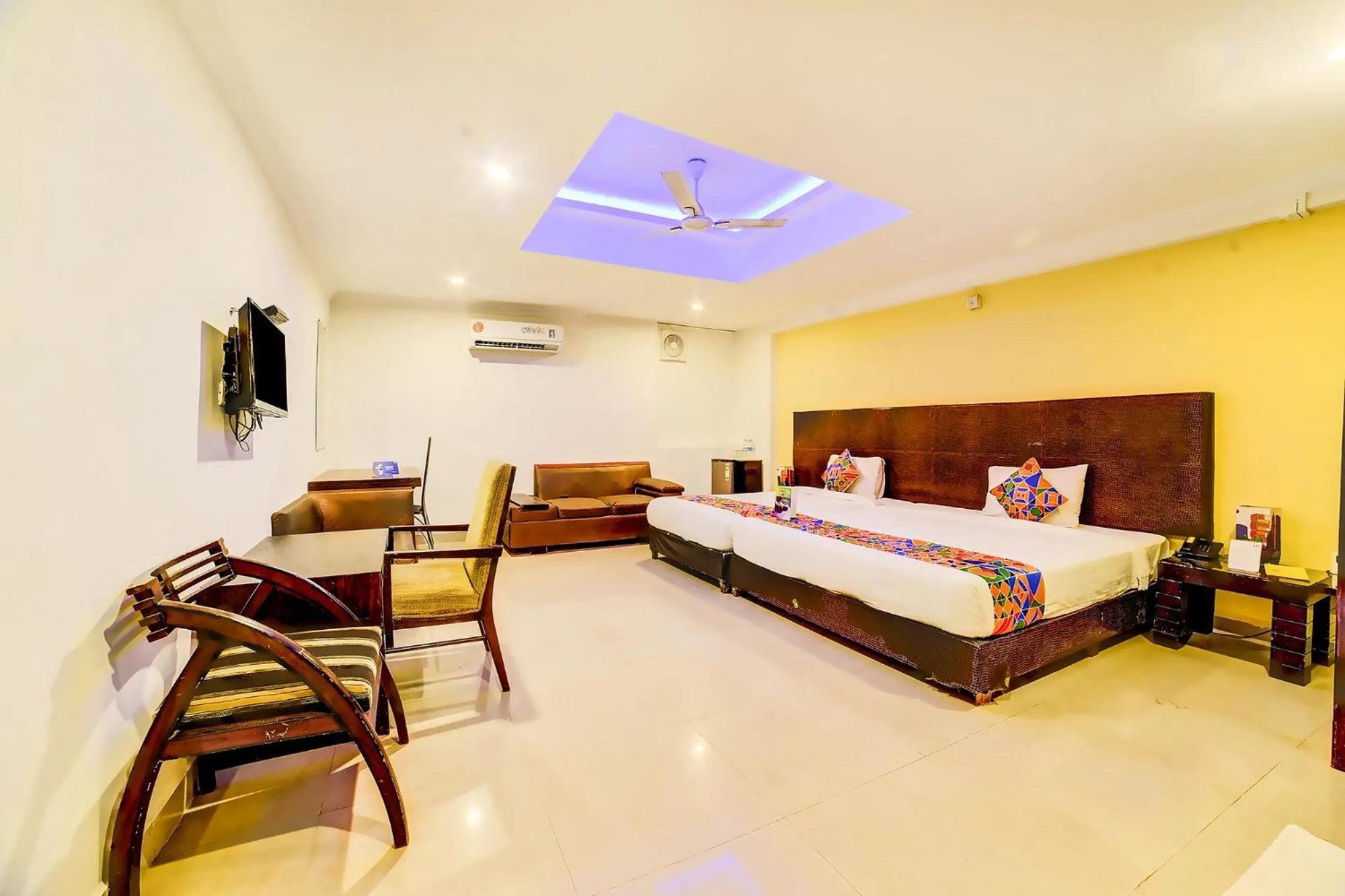 Bedroom in Nitya Resort, Calangute