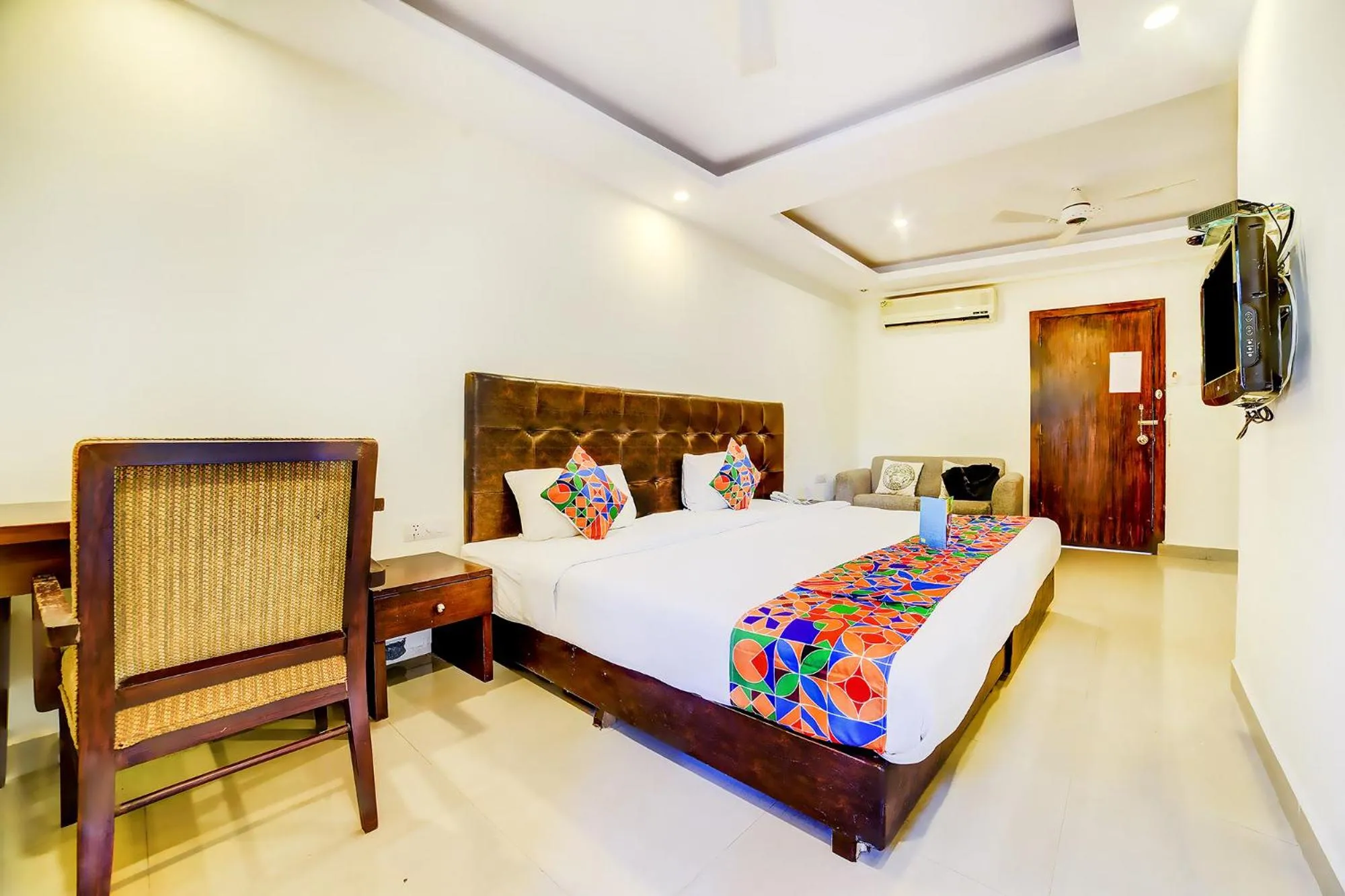 Bed in Nitya Resort, Calangute