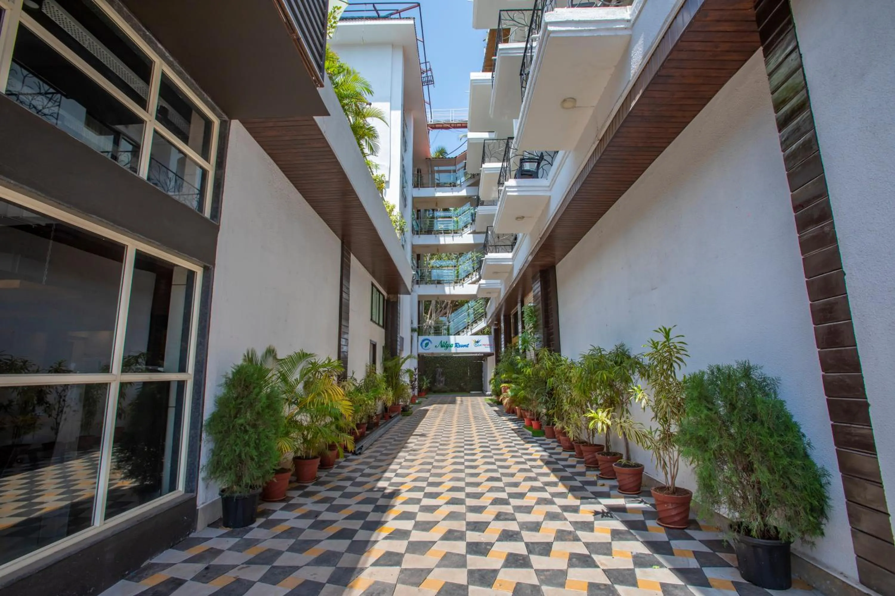 Property building in Nitya Resort, Calangute