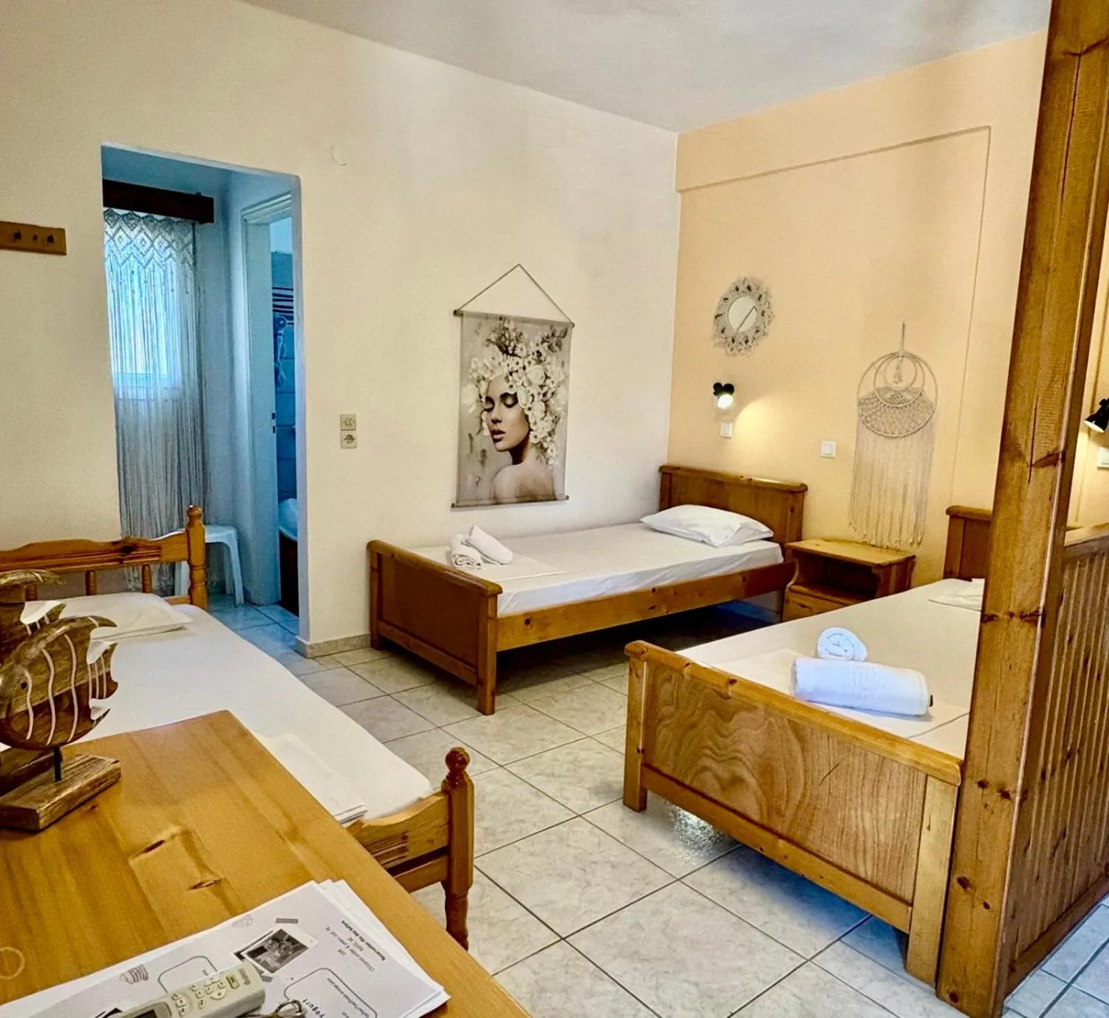 Bed in Blue Dream Apartments