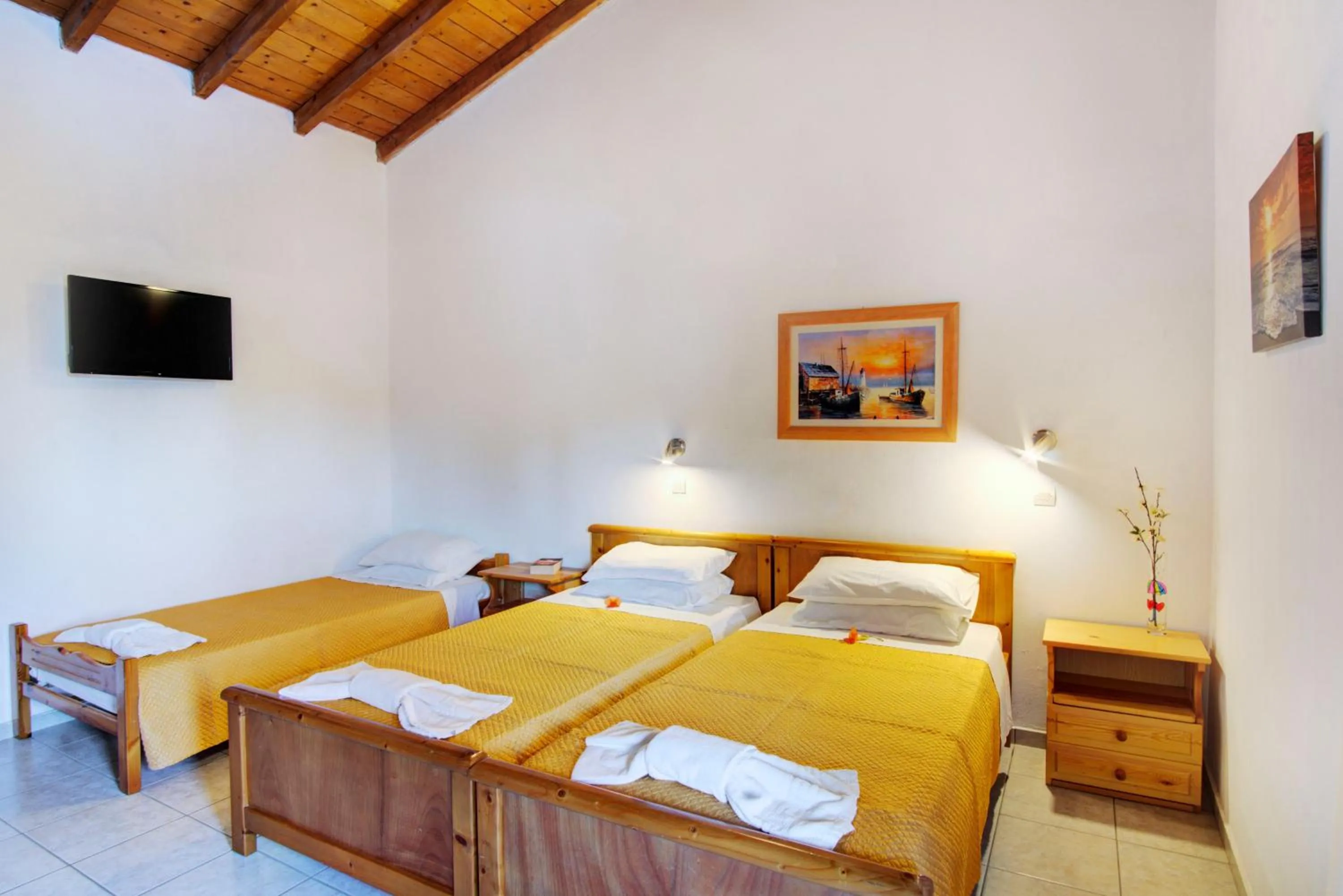 Bed in Blue Dream Apartments