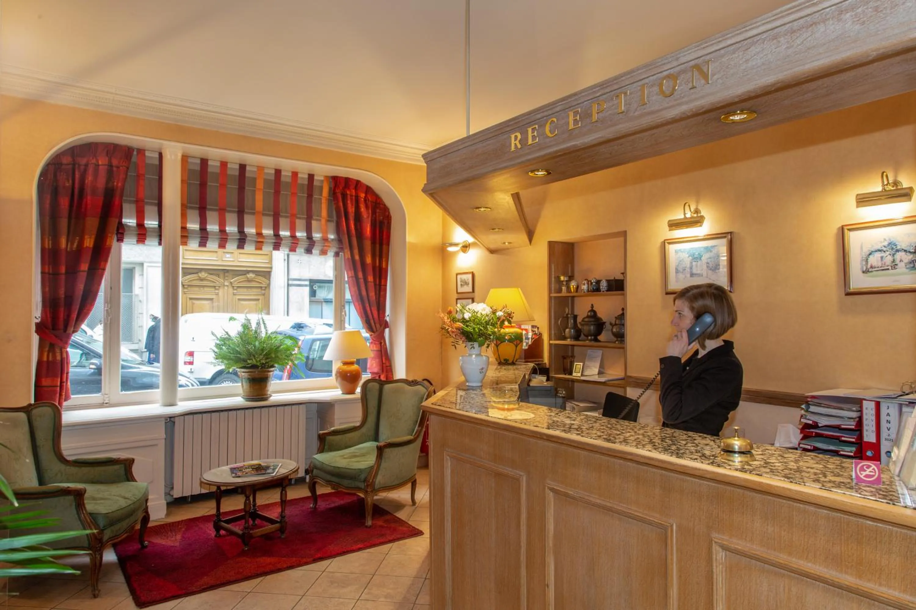 Lobby or reception in Résidence du Pré