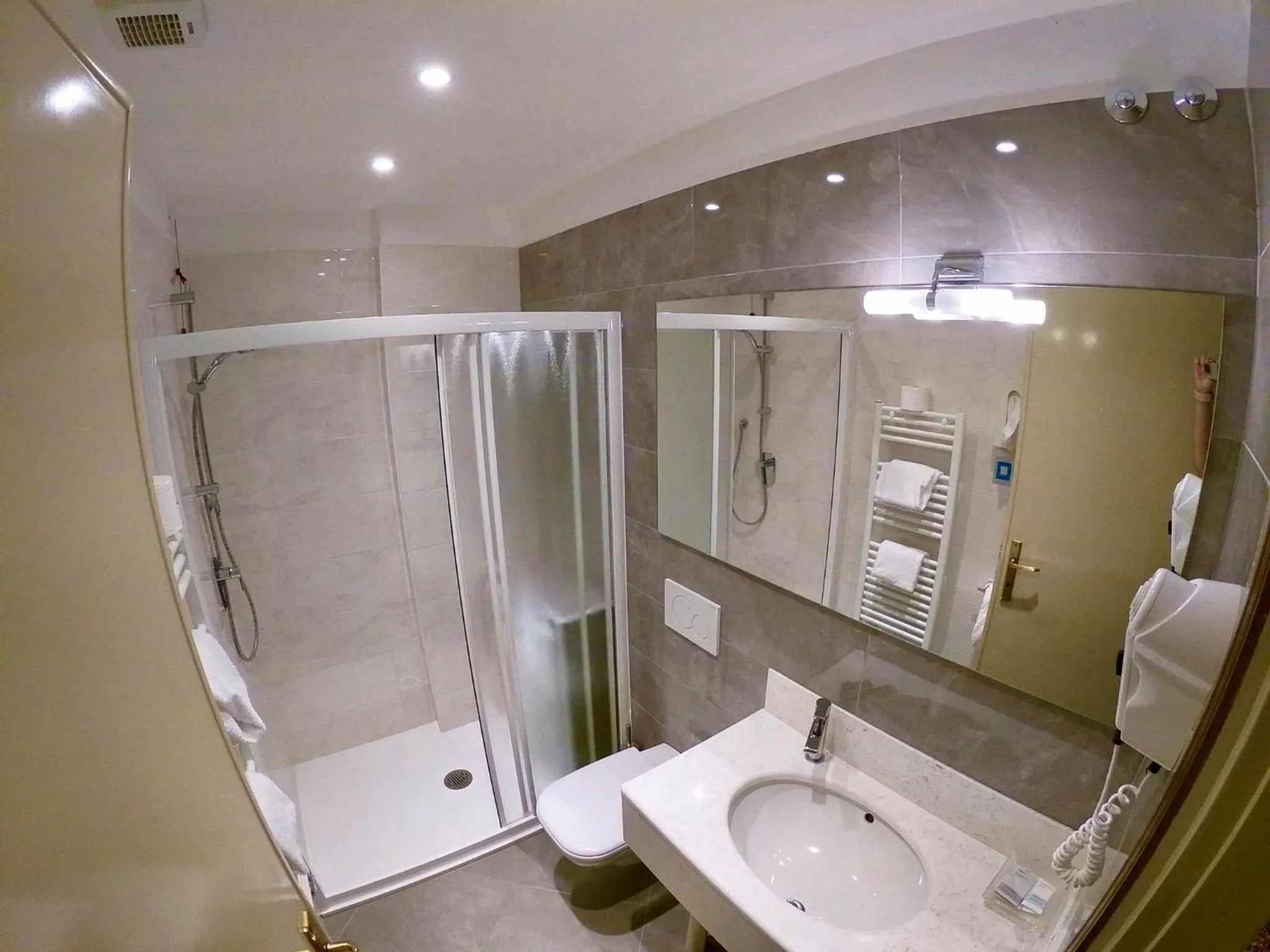 Shower in Hotel Garden