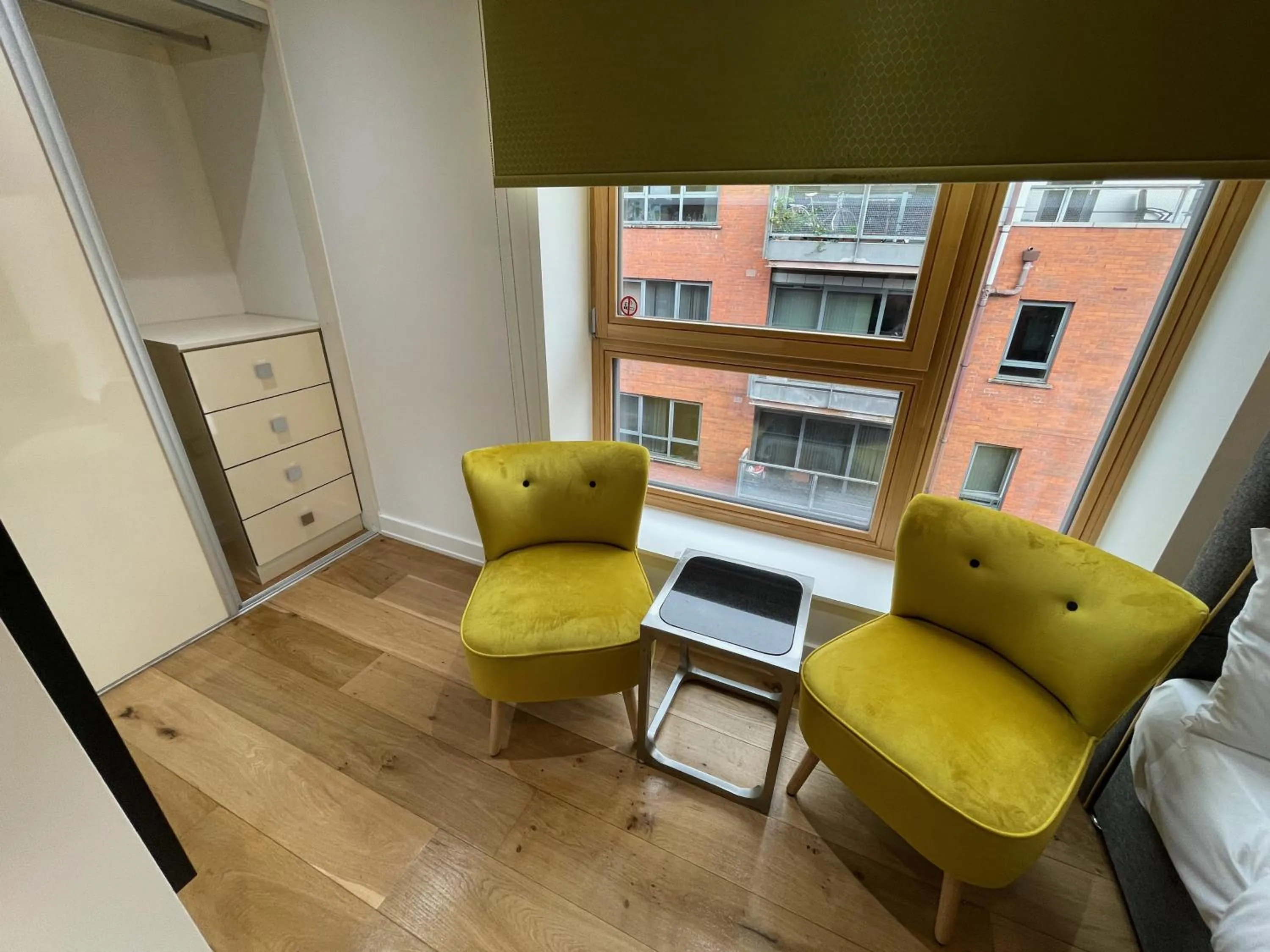 Living room in Quay Apartments Manchester