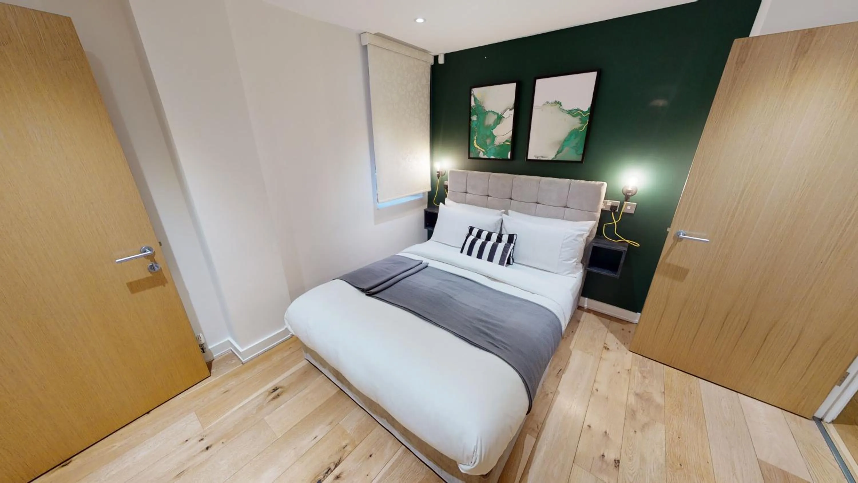 Bed in Quay Apartments Manchester