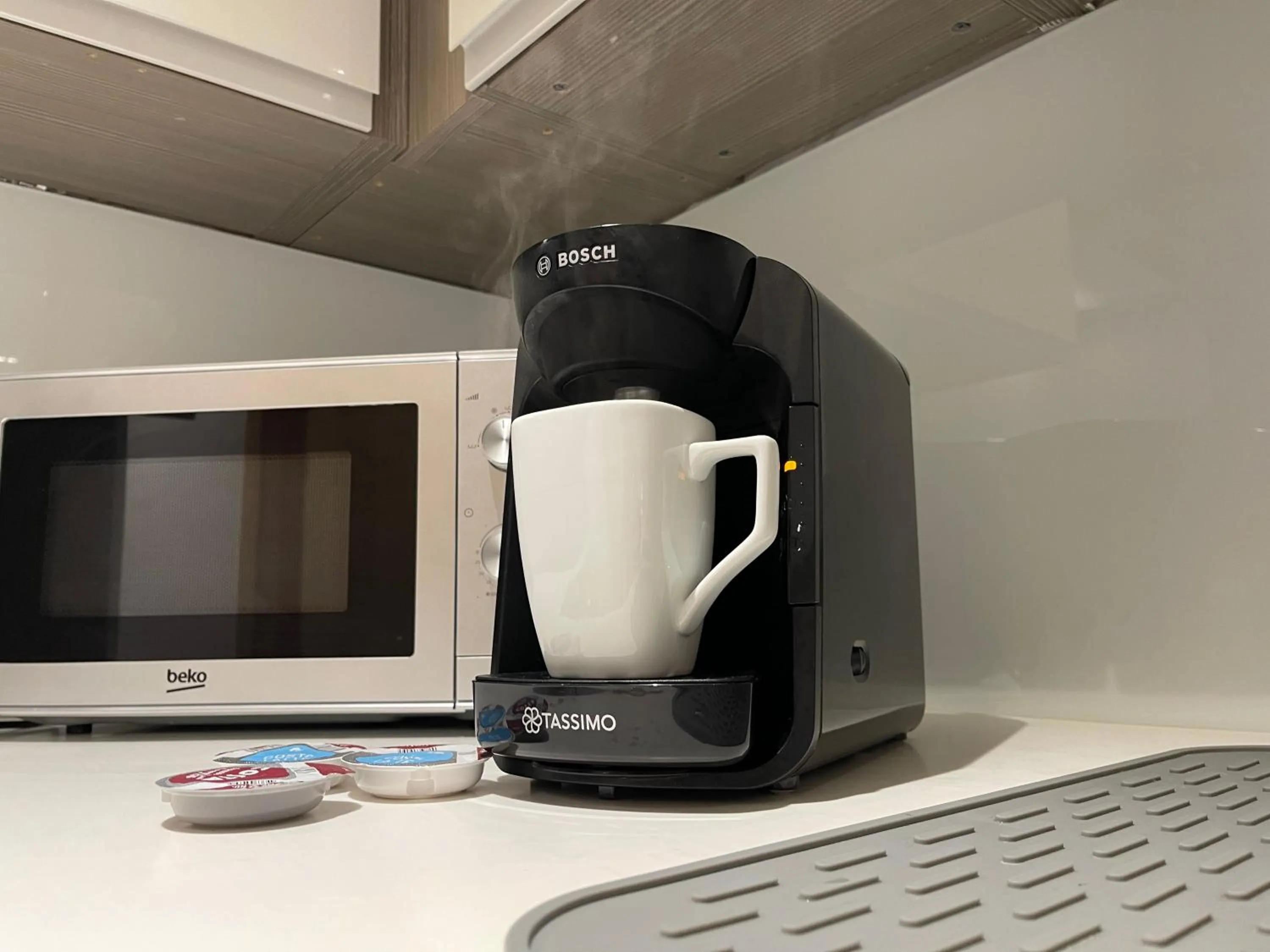 Coffee/tea facilities in Quay Apartments Manchester