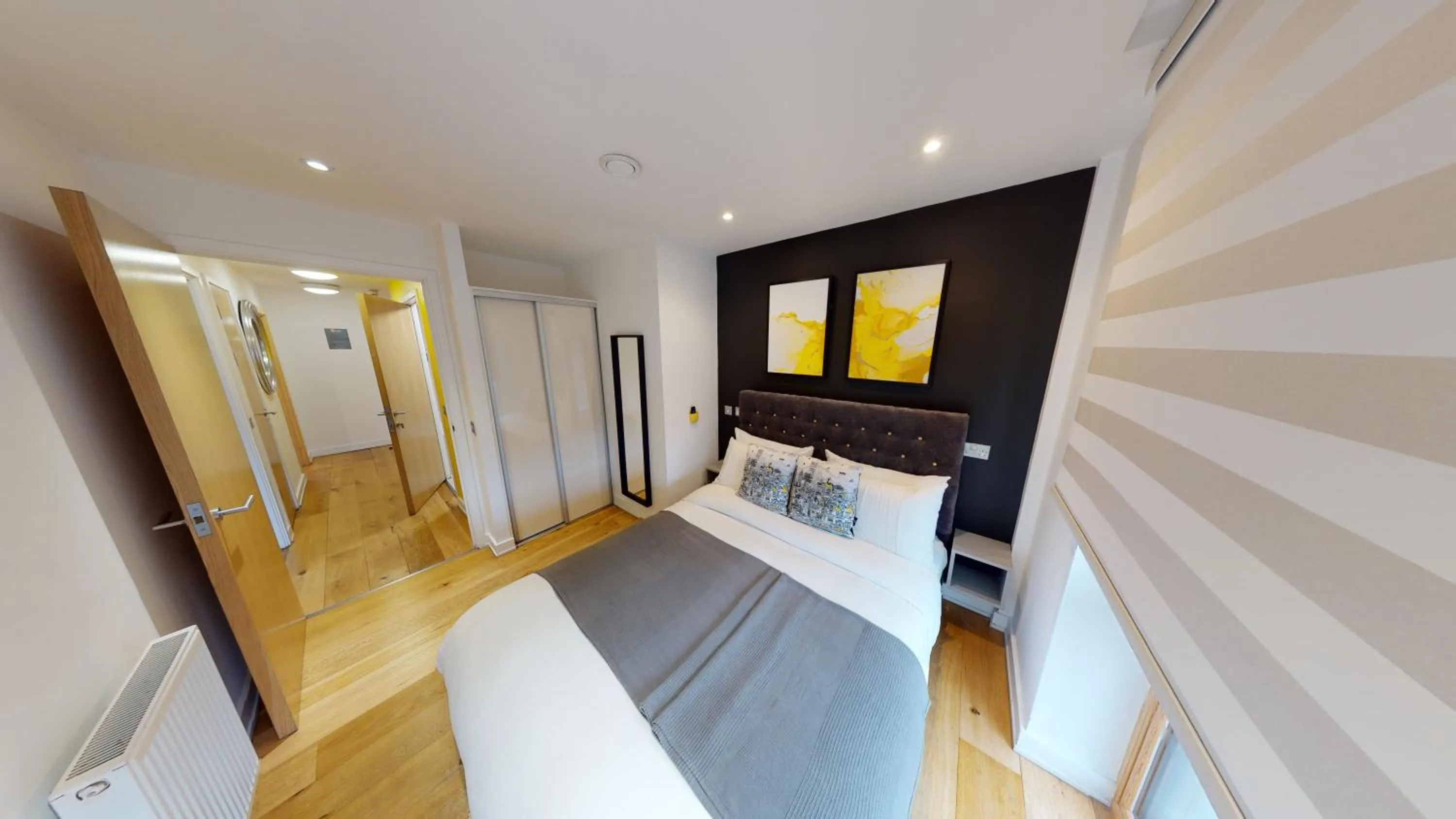 Bed in Quay Apartments Manchester