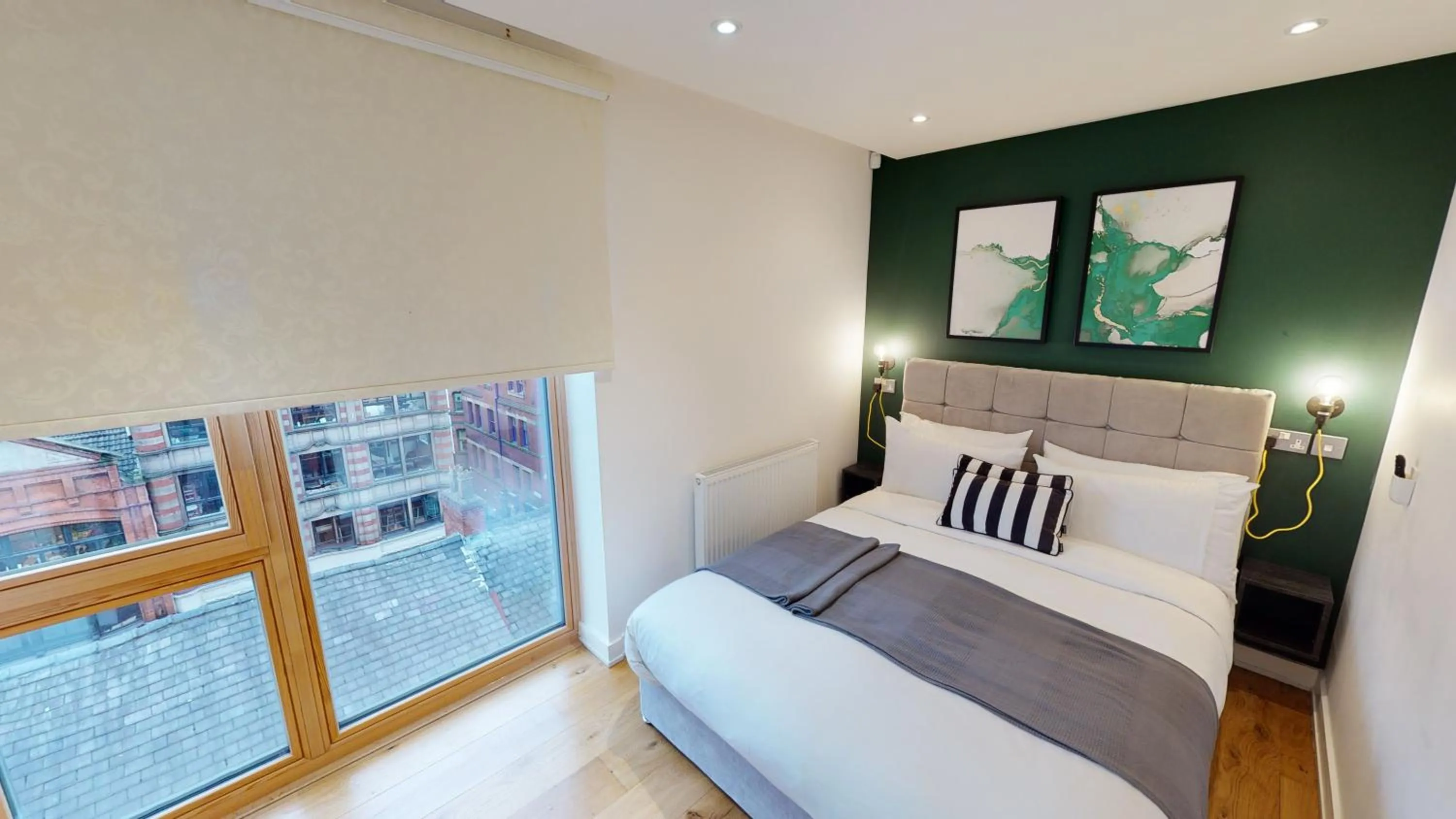 Bed in Quay Apartments Manchester