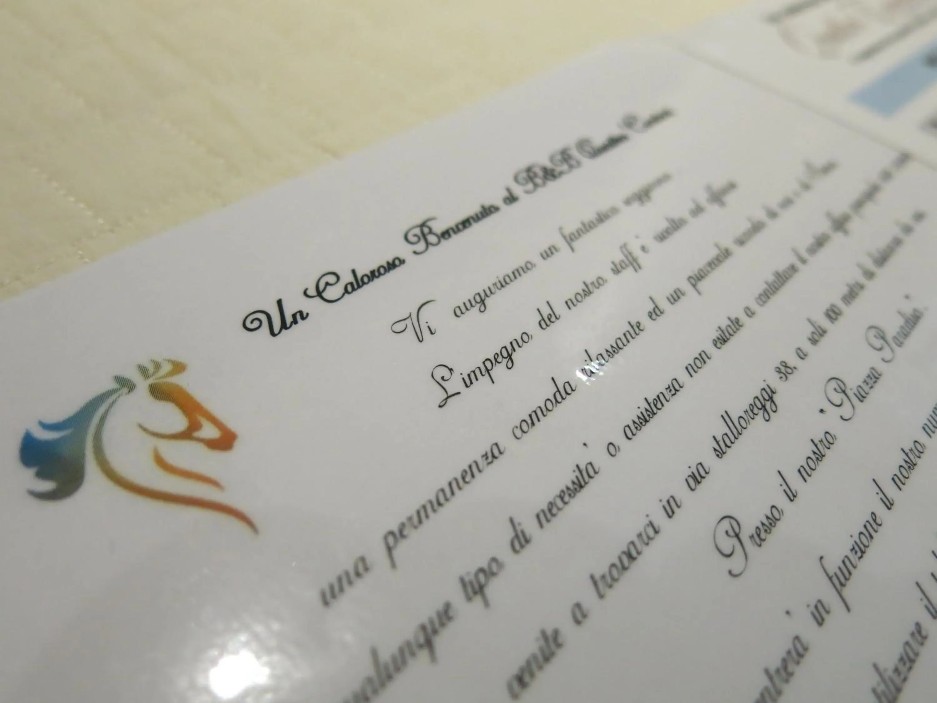 Decorative detail in B&B Quattro Cantoni