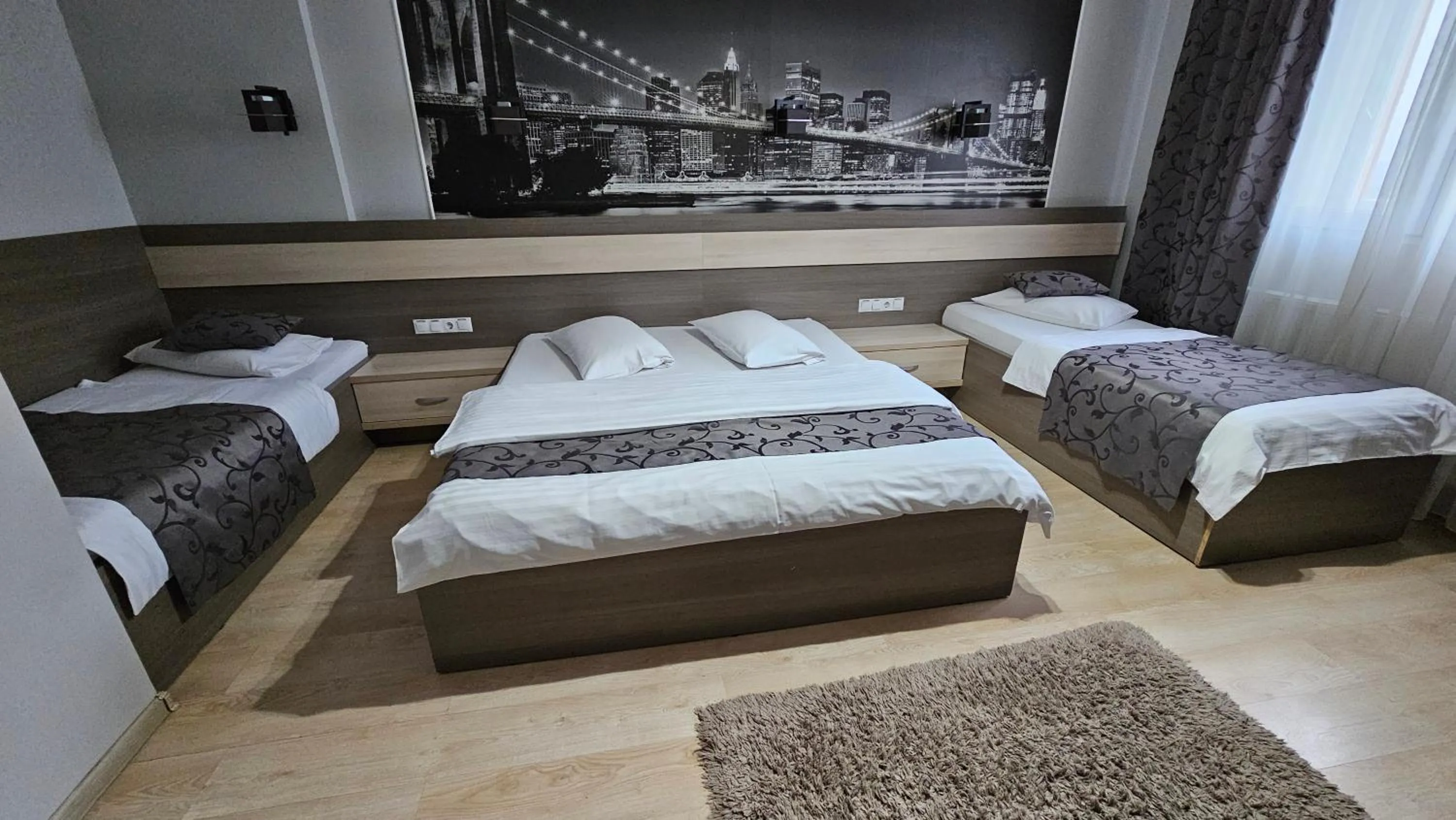 Bed in Hotel Poarta Transilvaniei