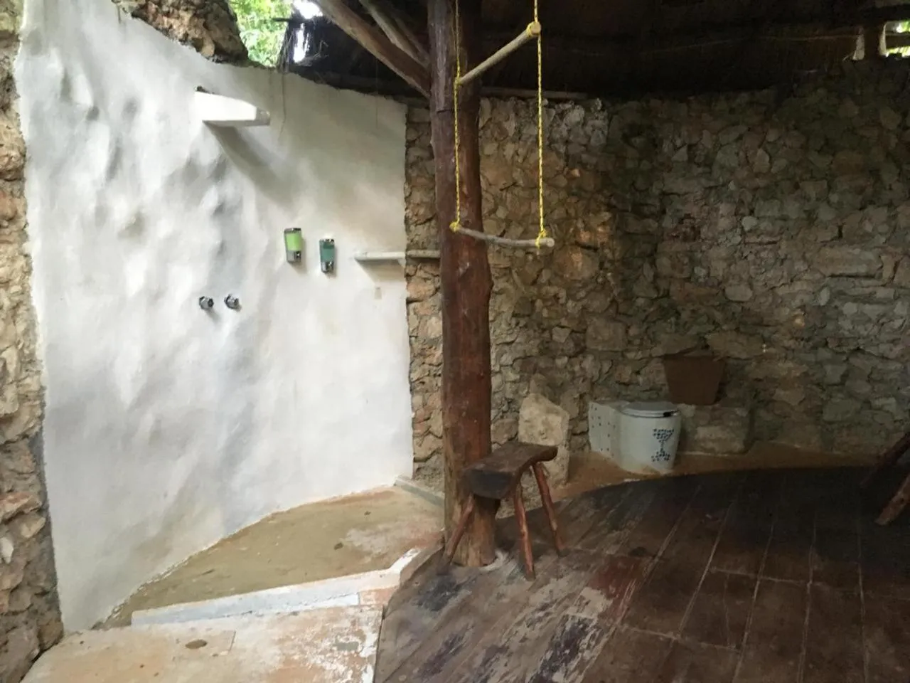 Shower in Villas Eco-Románticas Kúuch Ka´anil