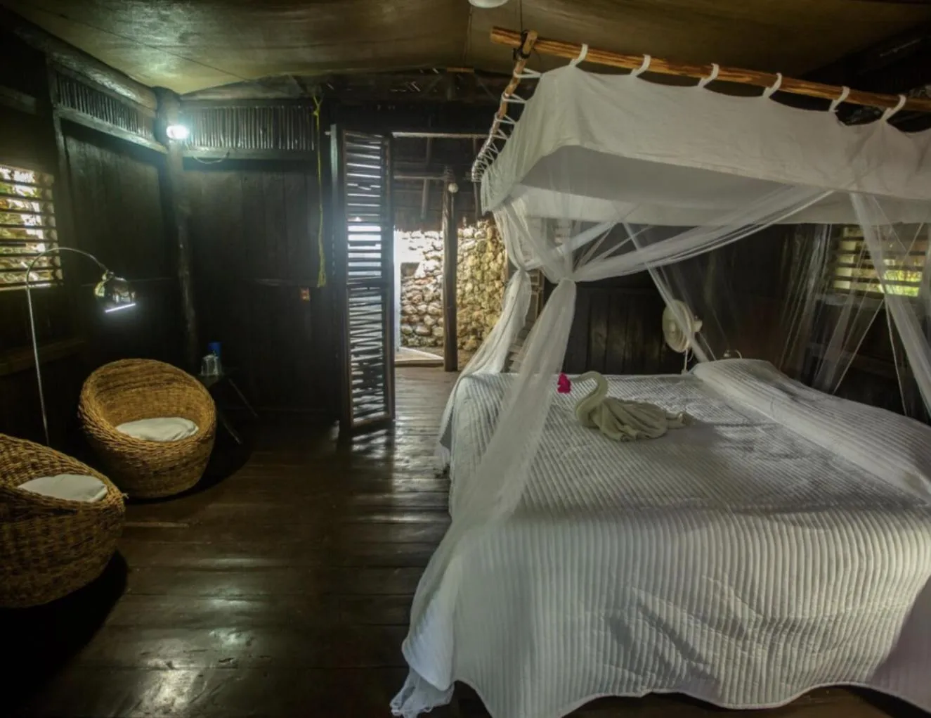 Bed in Villas Eco-Románticas Kúuch Ka´anil