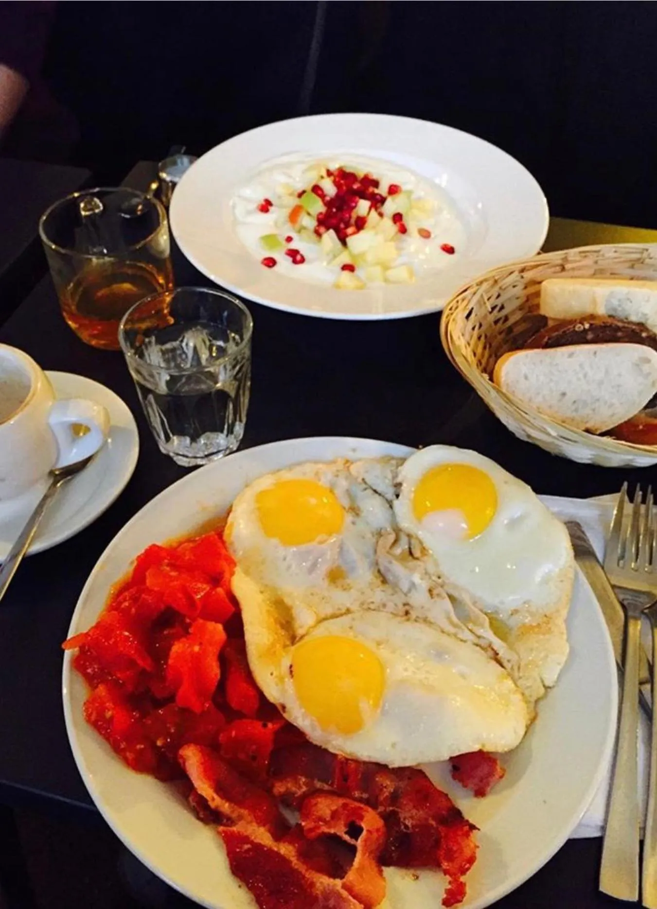 Breakfast in himmel und himmel