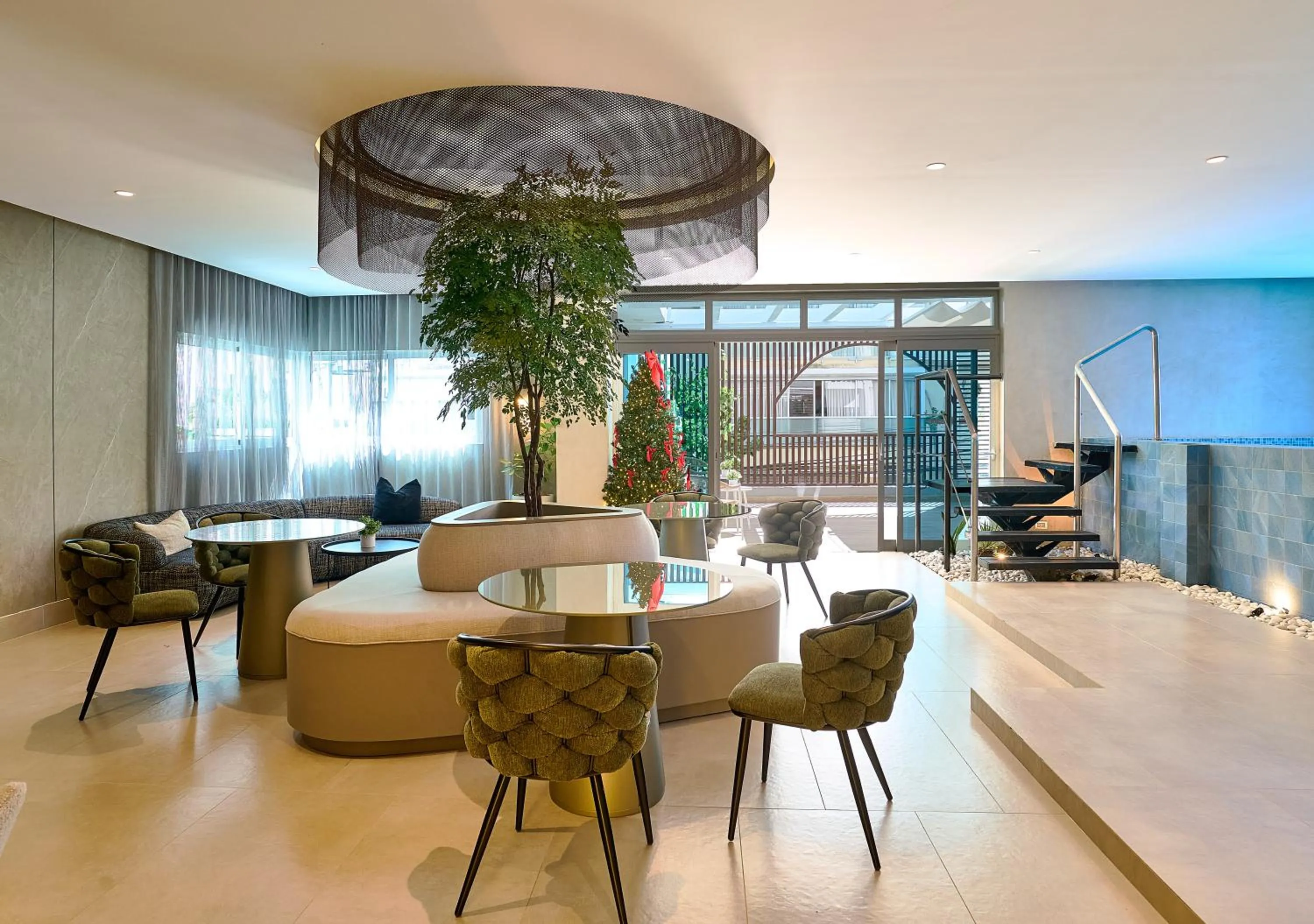 Swimming pool in Central Park Tower