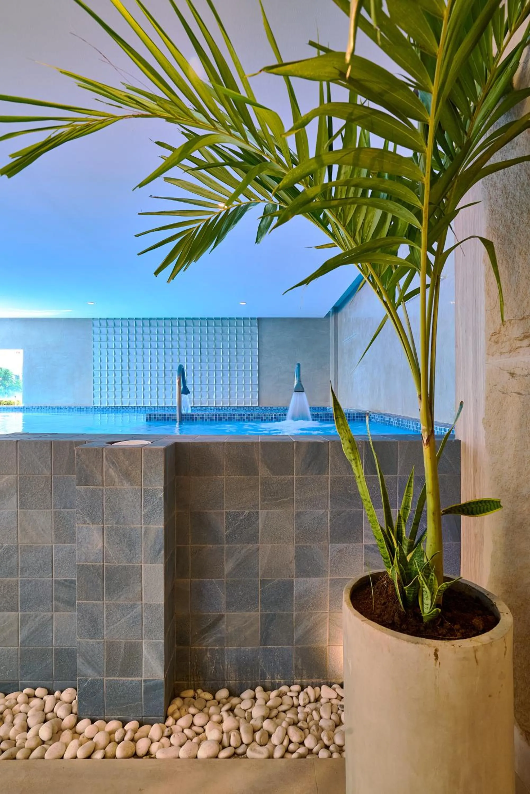 Pool view in Central Park Tower