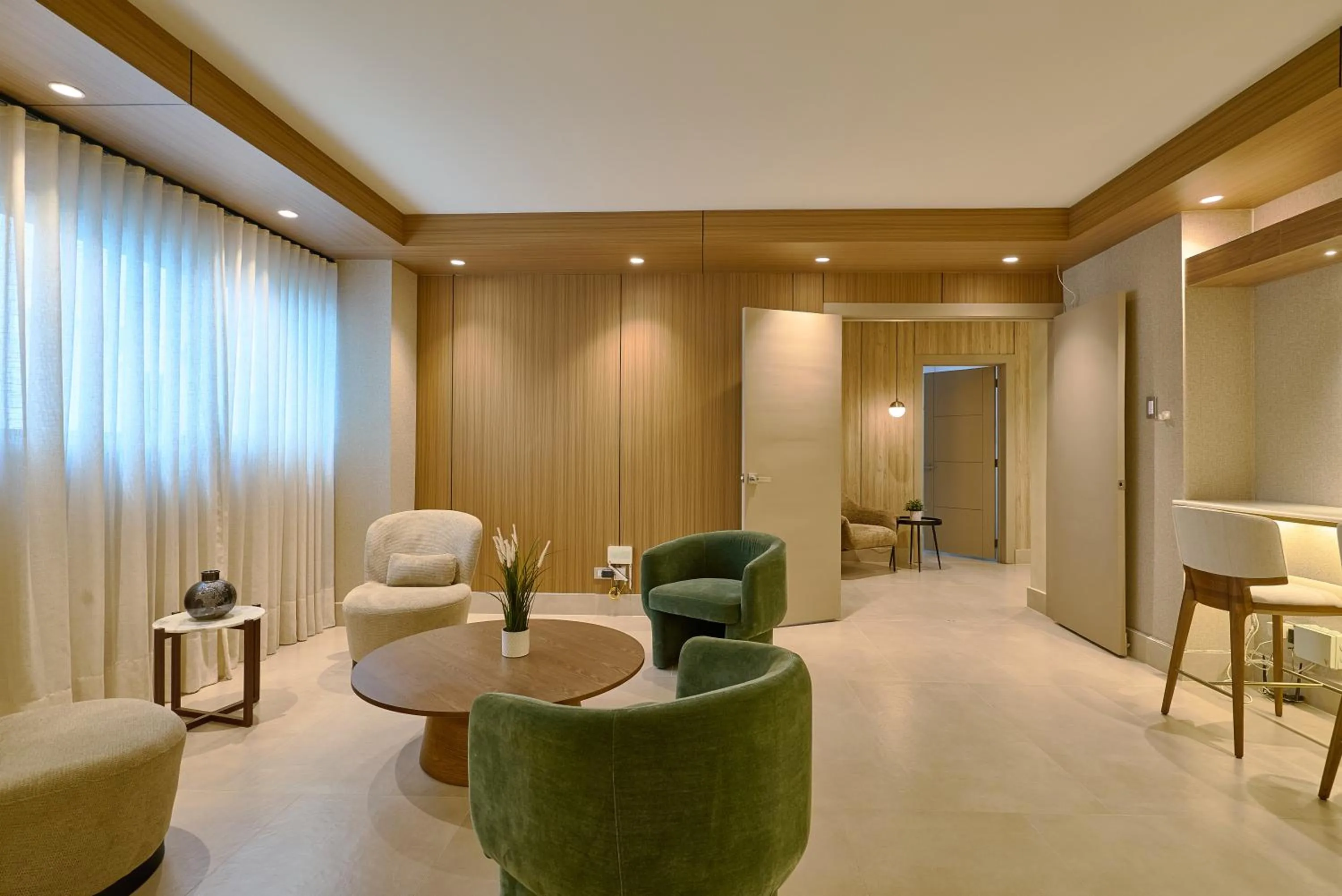 Lobby or reception in Central Park Tower