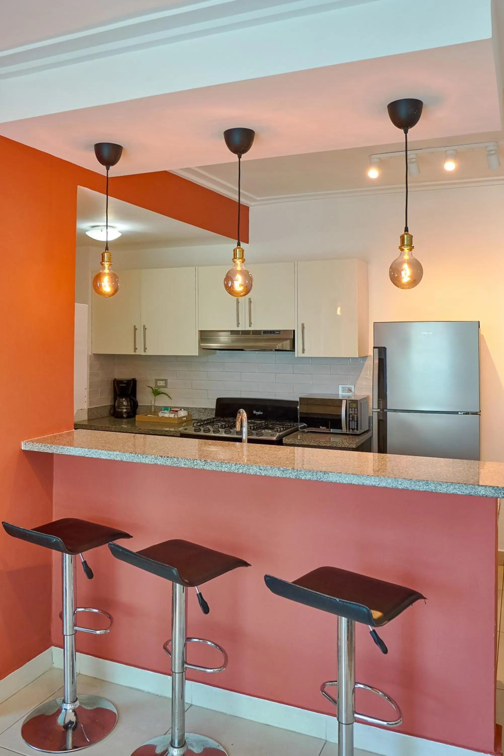 Dining area in Central Park Tower