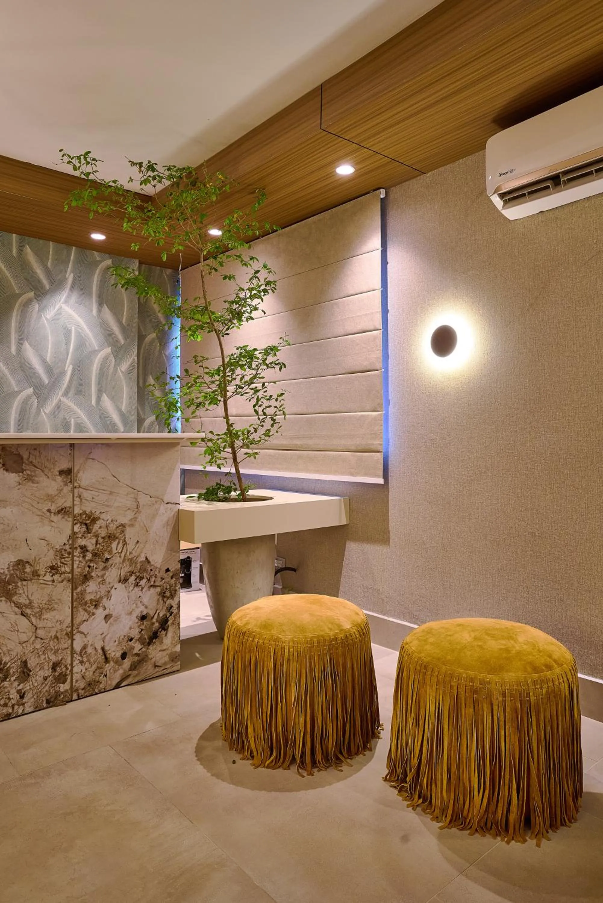 Lobby or reception in Central Park Tower