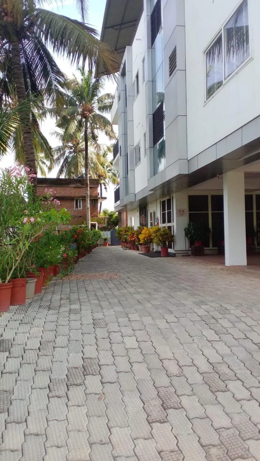 Garden in Indeevaram Residency