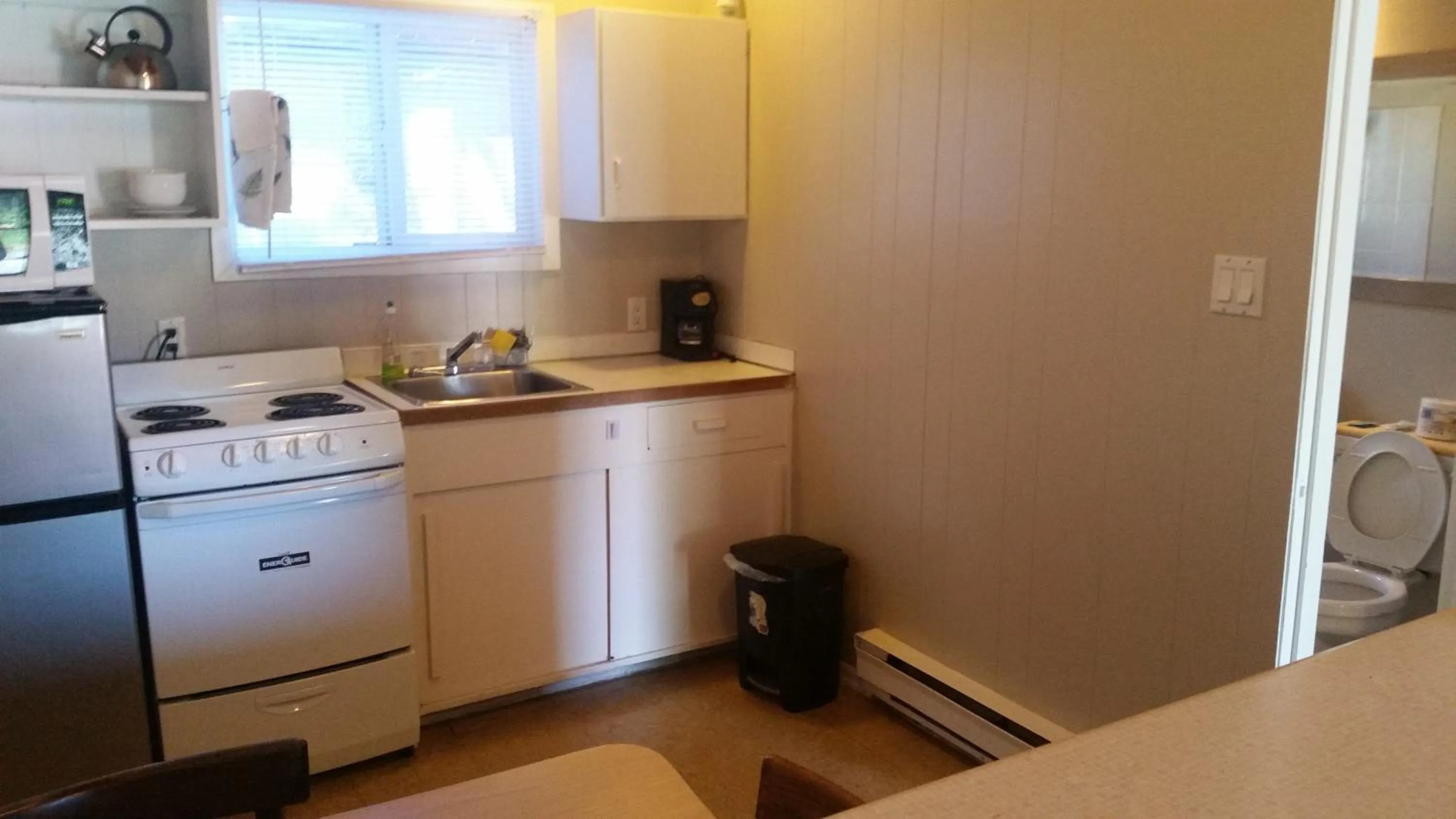 Kitchen or kitchenette in Holiday House Motel