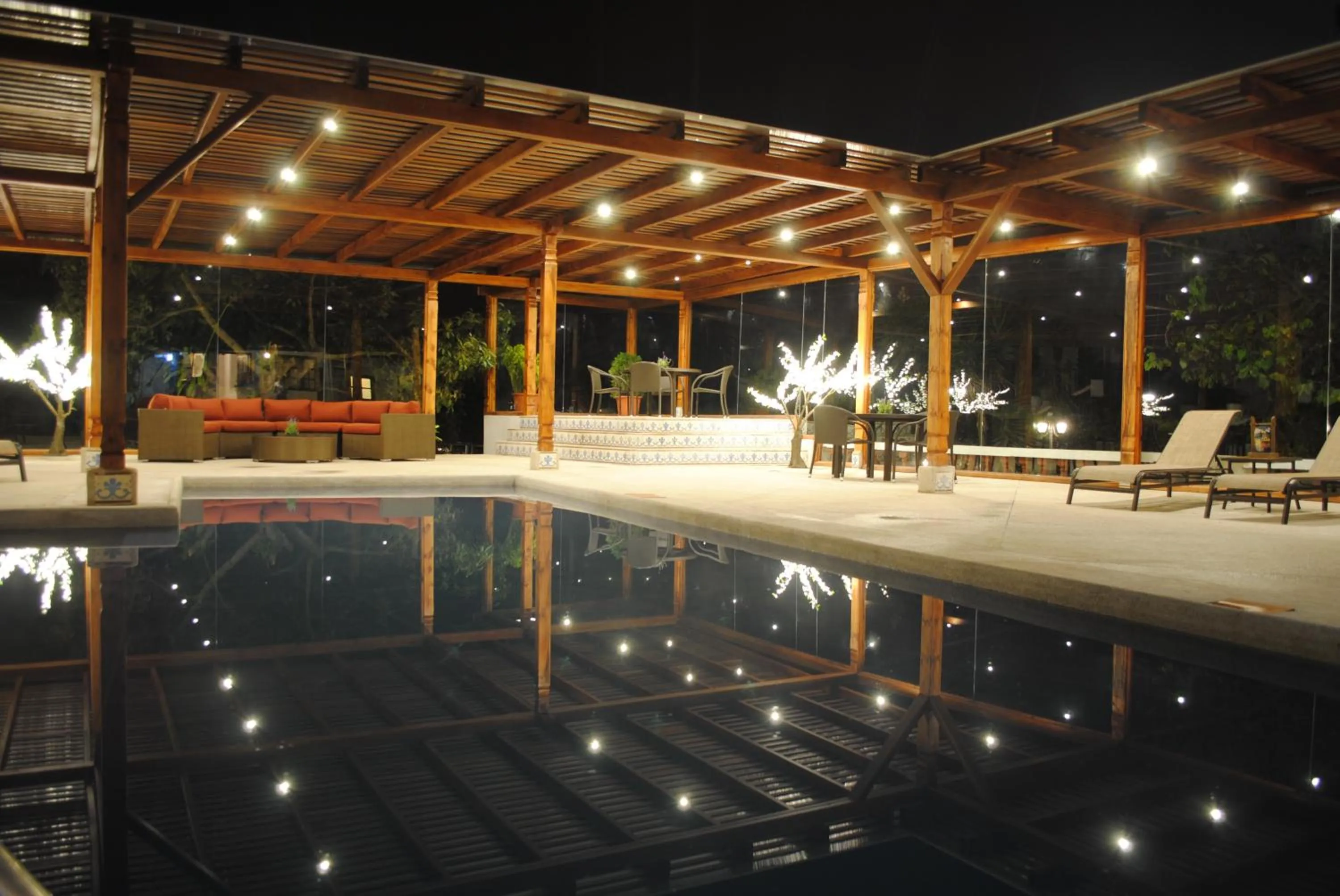 Swimming pool in Hacienda Hosteria Chorlavi