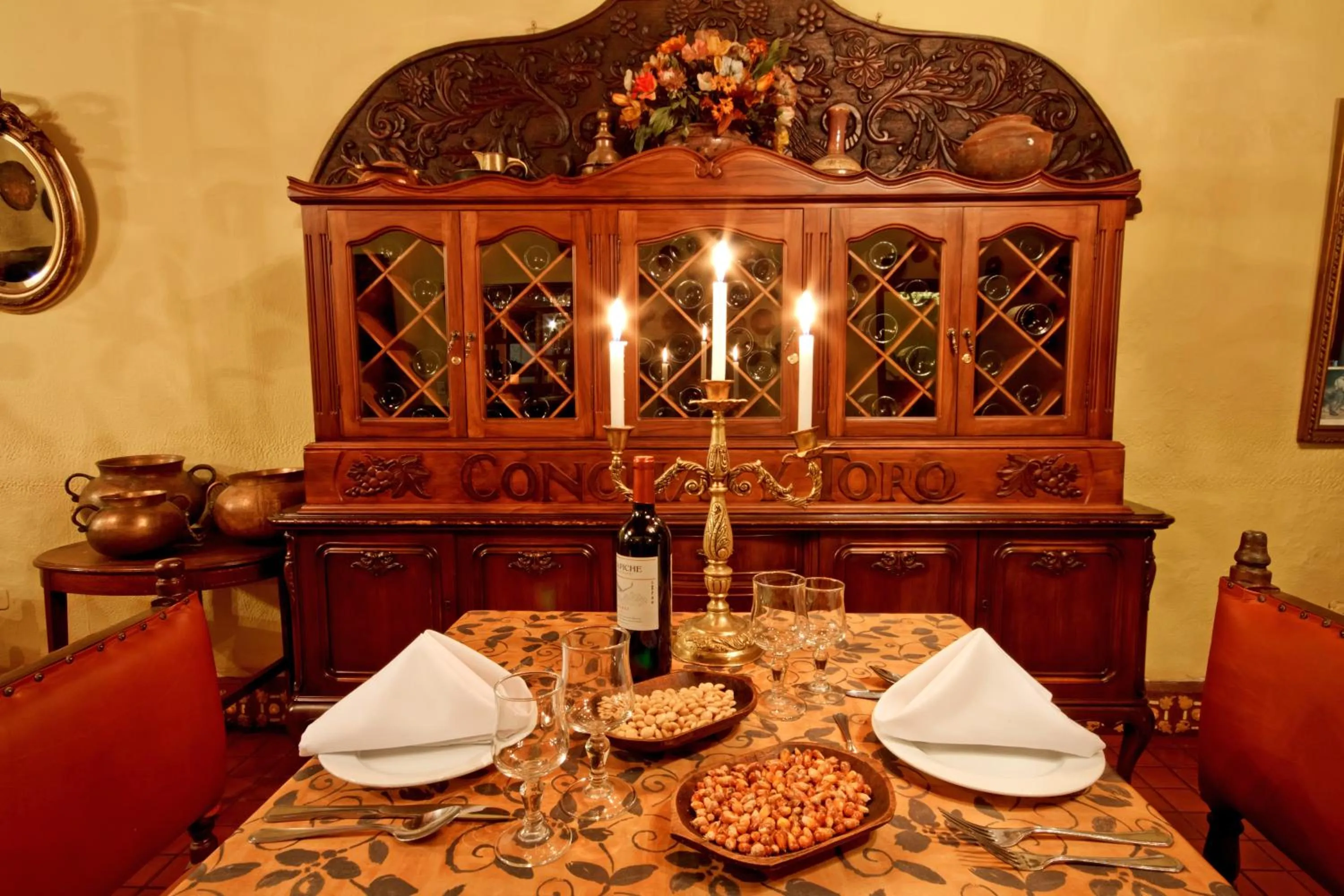 Dining area in Hacienda Hosteria Chorlavi