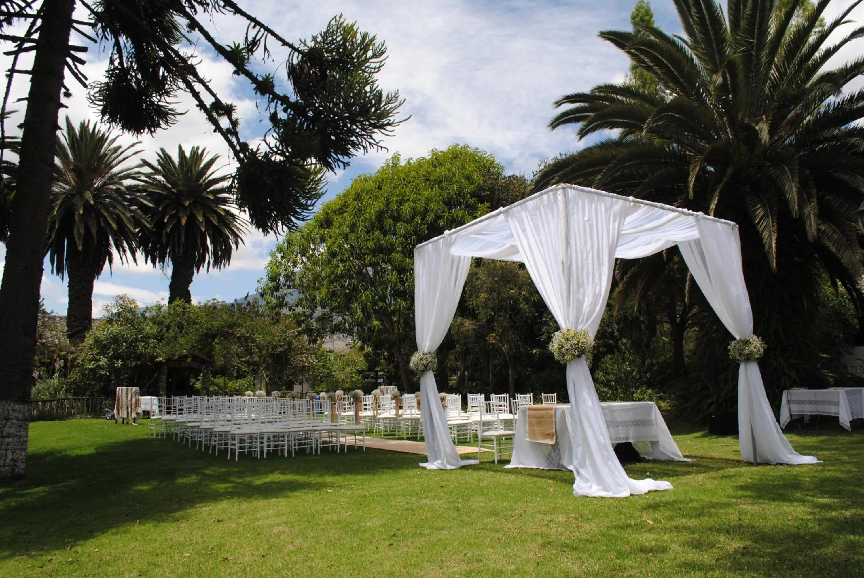 Garden in Hacienda Hosteria Chorlavi