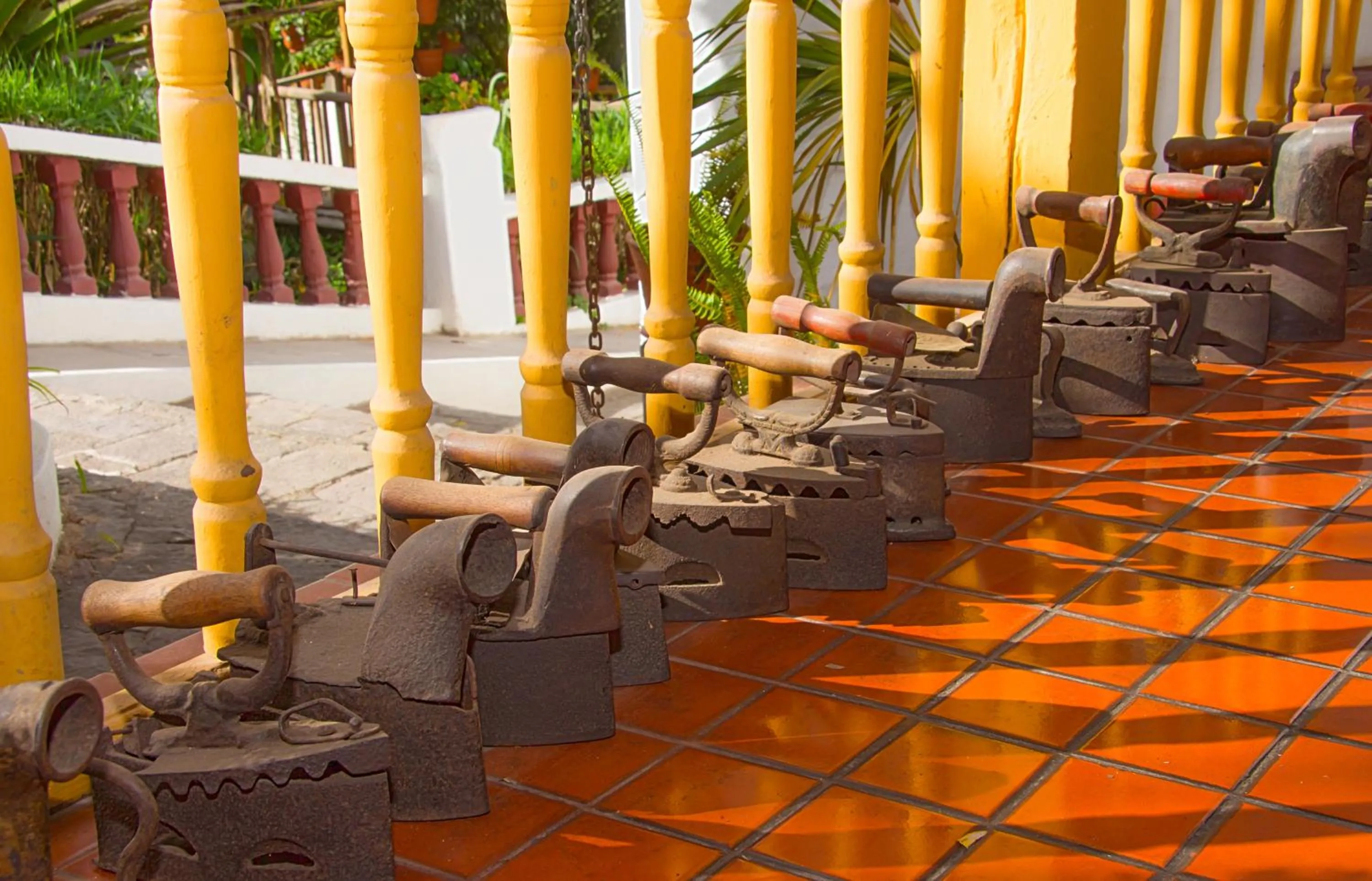 Decorative detail in Hacienda Hosteria Chorlavi