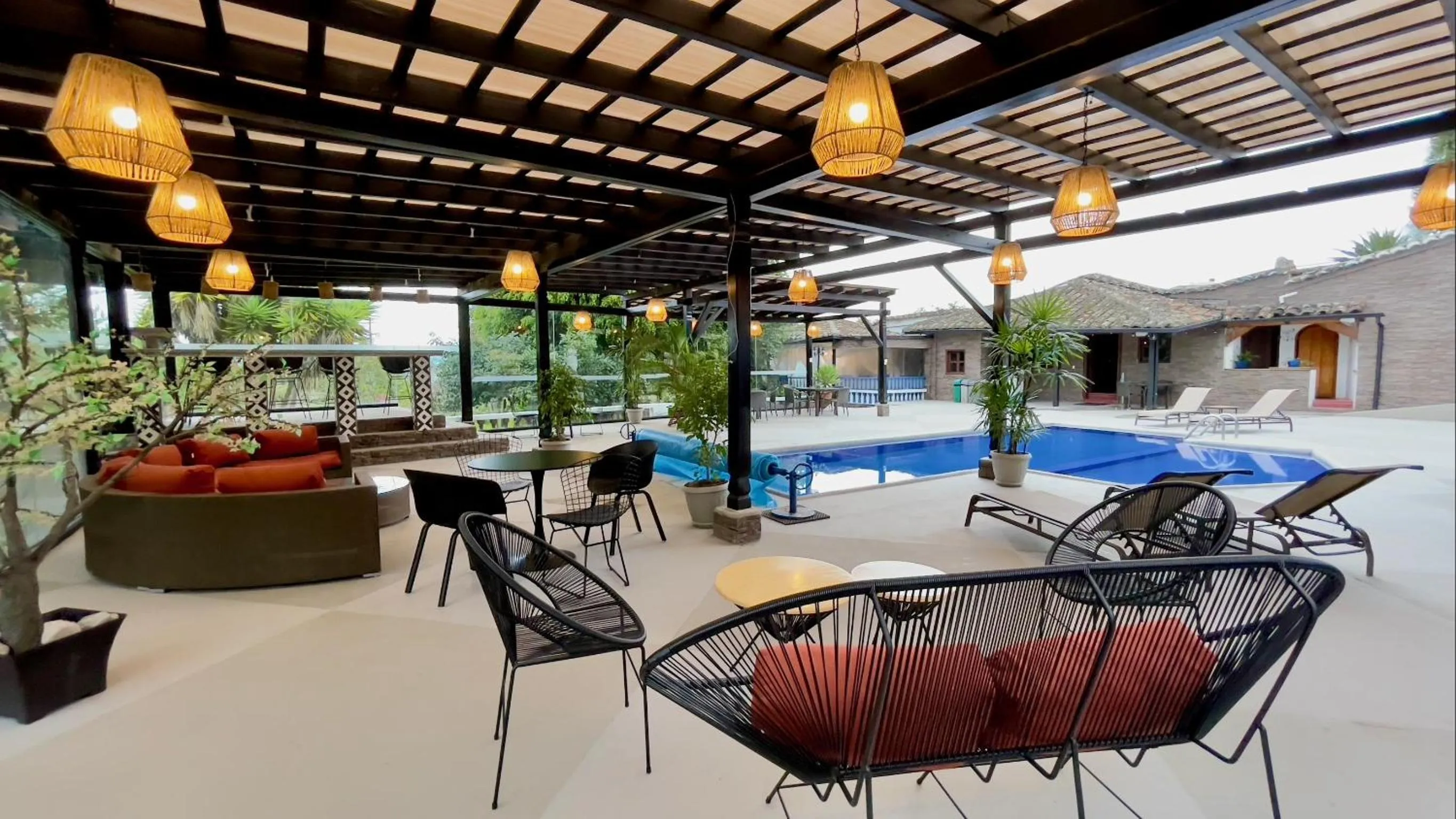 Swimming pool in Hacienda Hosteria Chorlavi