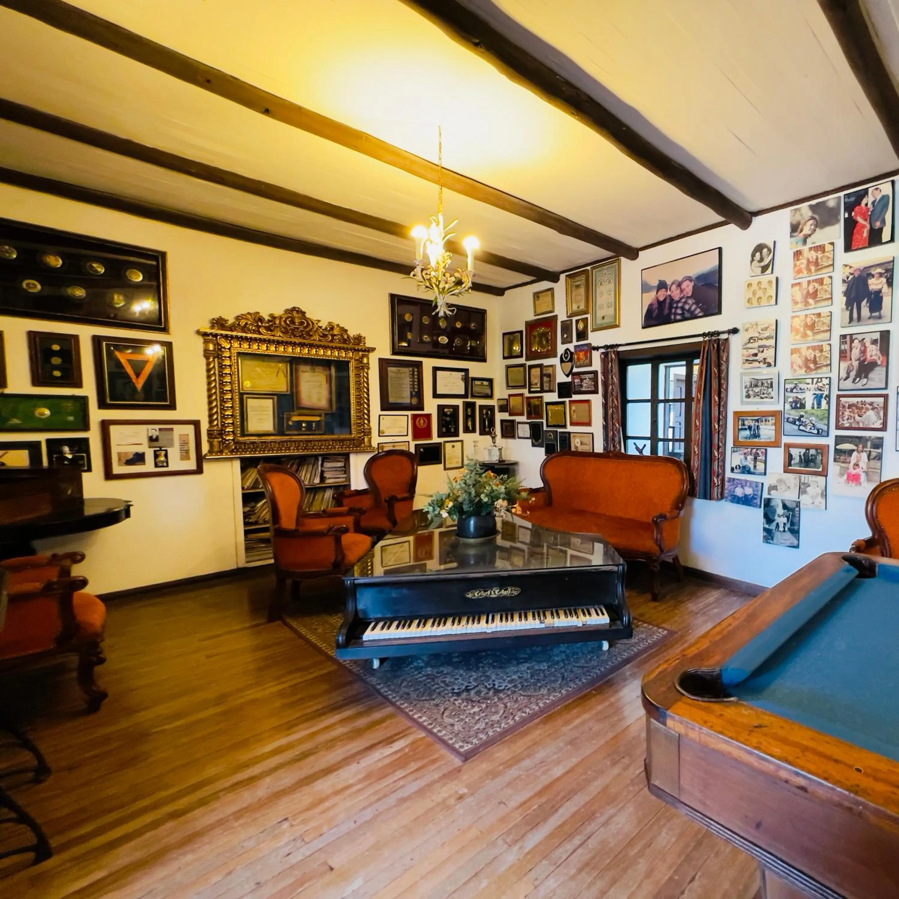Living room in Hacienda Hosteria Chorlavi