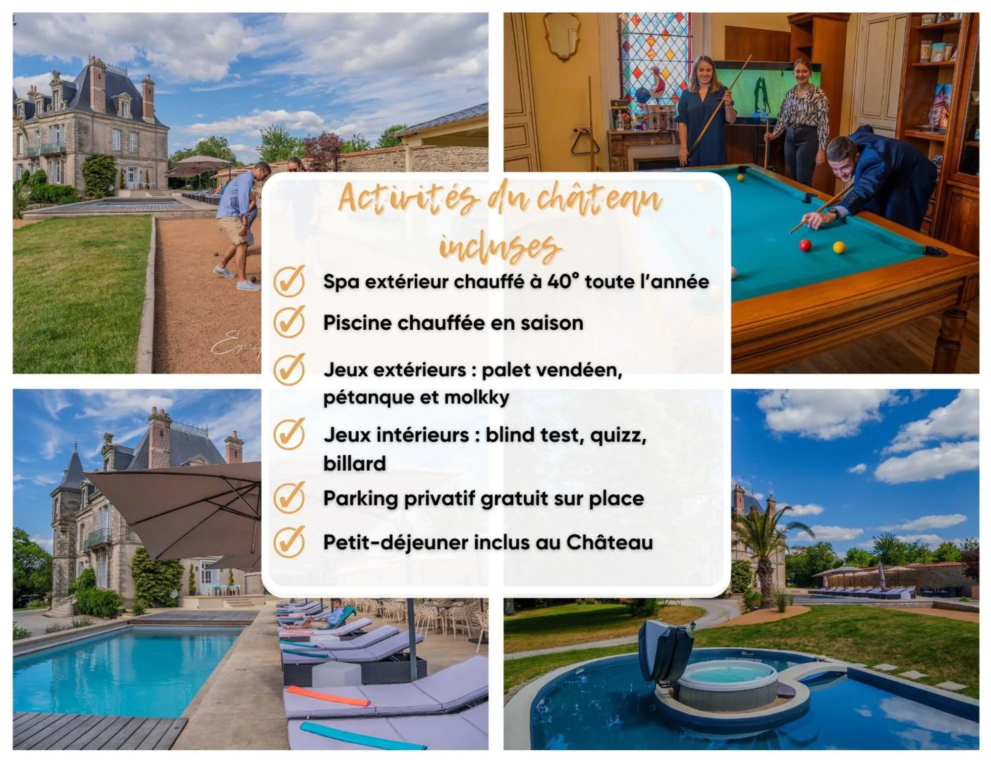 Activities in Le Château des Tourelles en Vendée