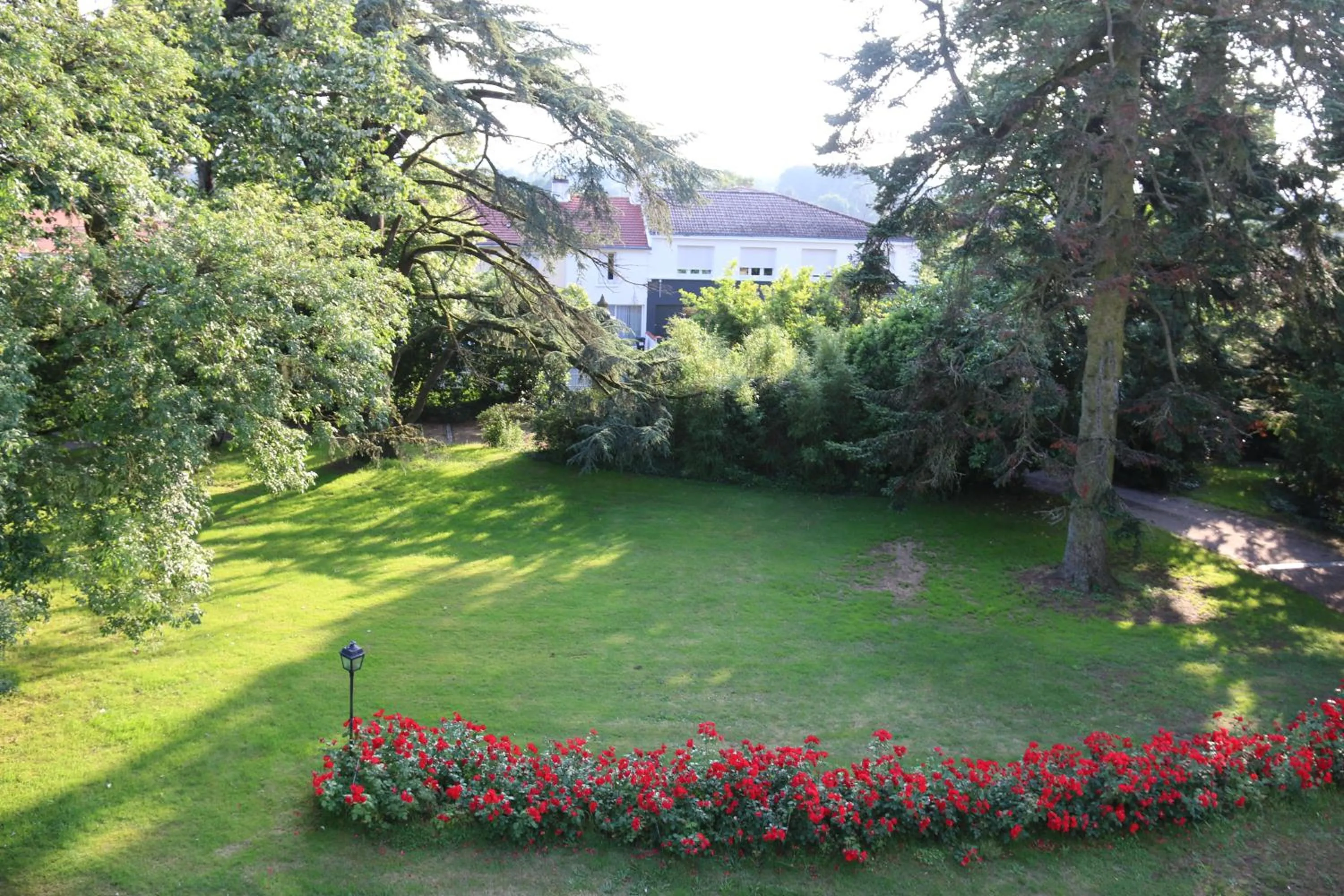 Garden view in Le Château des Tourelles en Vendée