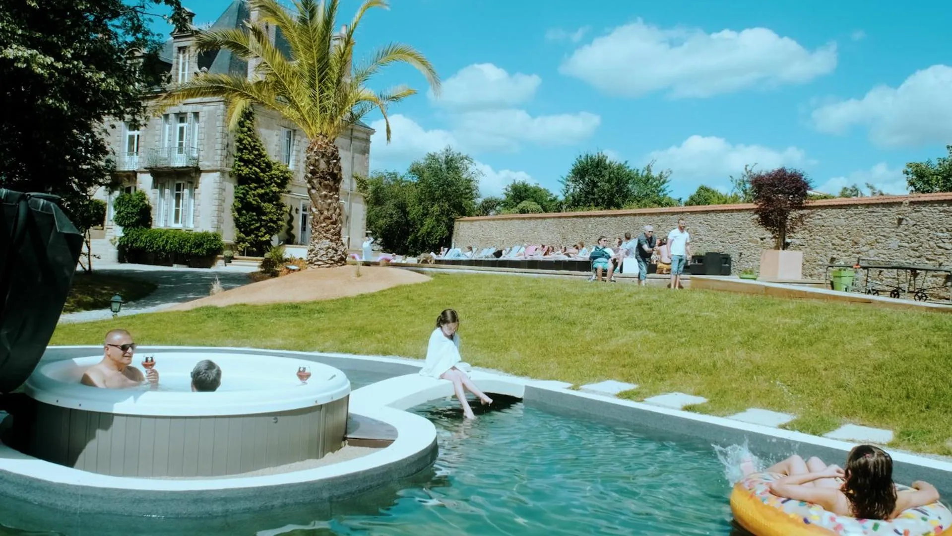 Spa and wellness centre/facilities in Le Château des Tourelles en Vendée