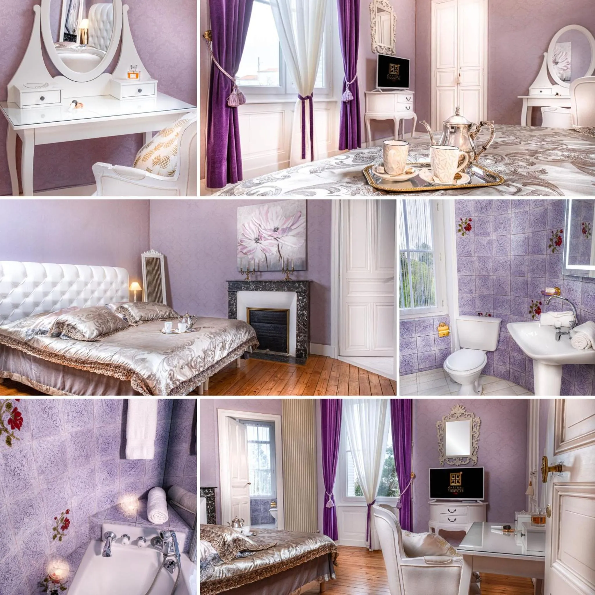 Bedroom in Le Château des Tourelles en Vendée