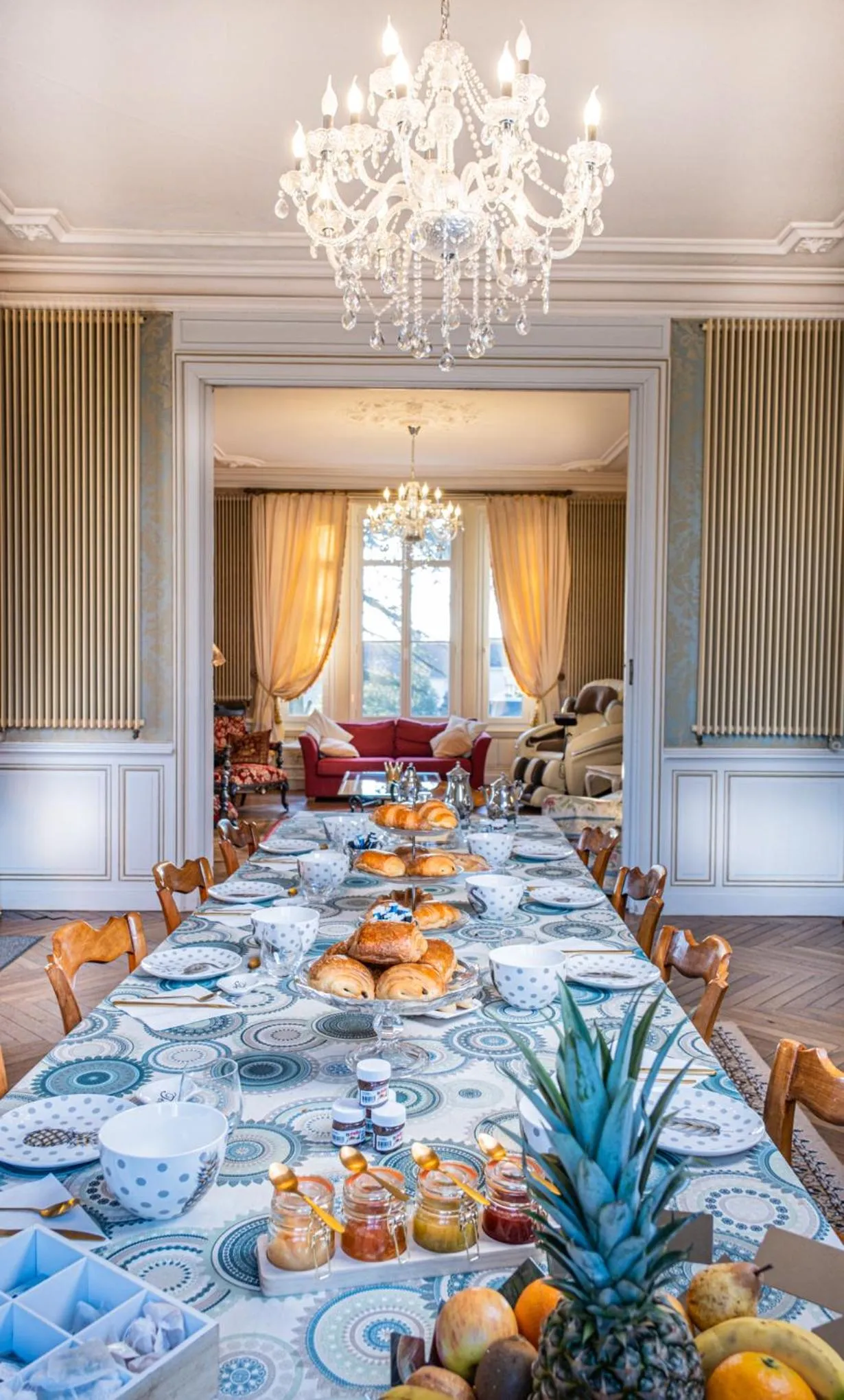 Breakfast in Le Château des Tourelles en Vendée