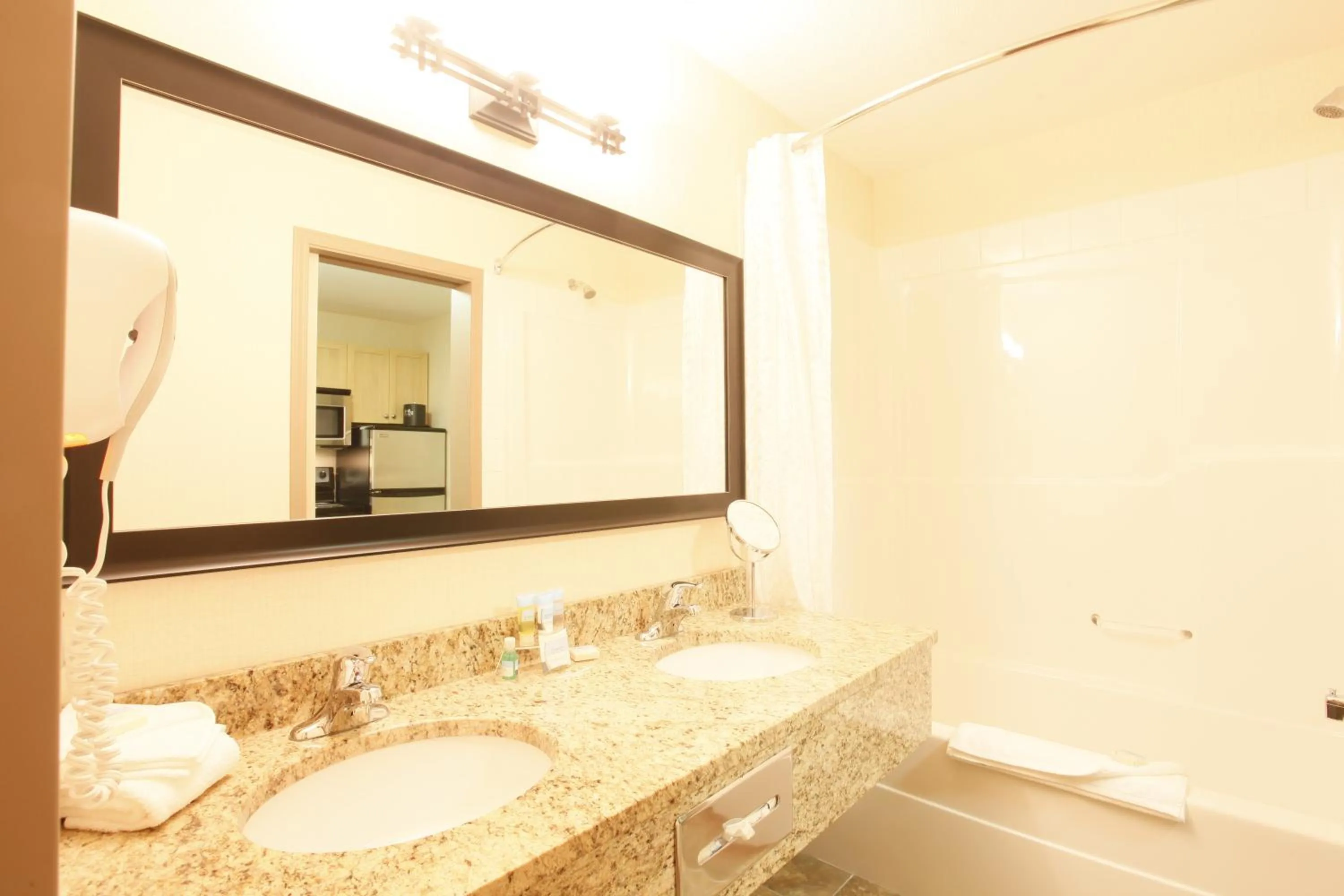 Bathroom in Vegreville Suites