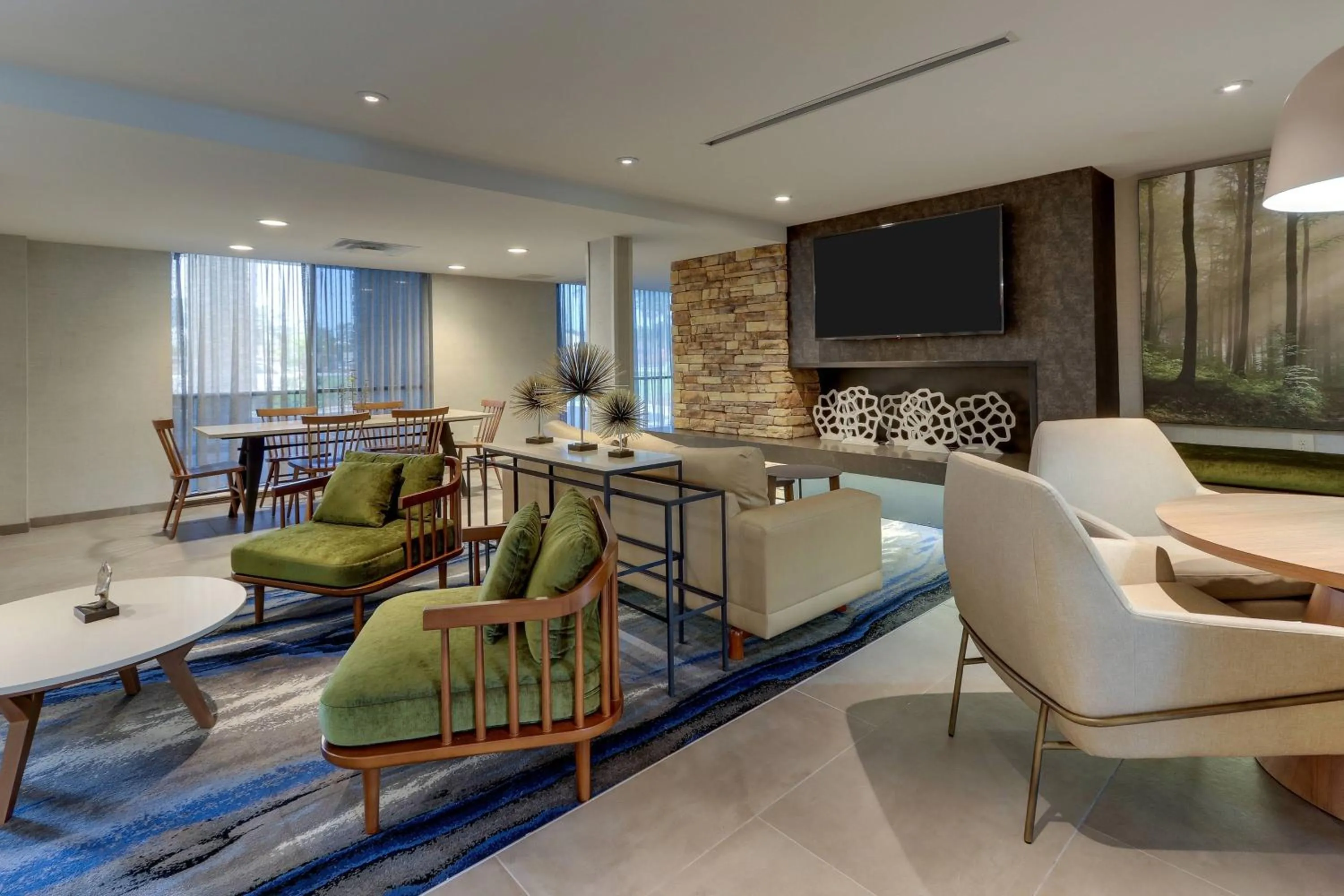 Lobby or reception in Fairfield Inn & Suites Southport