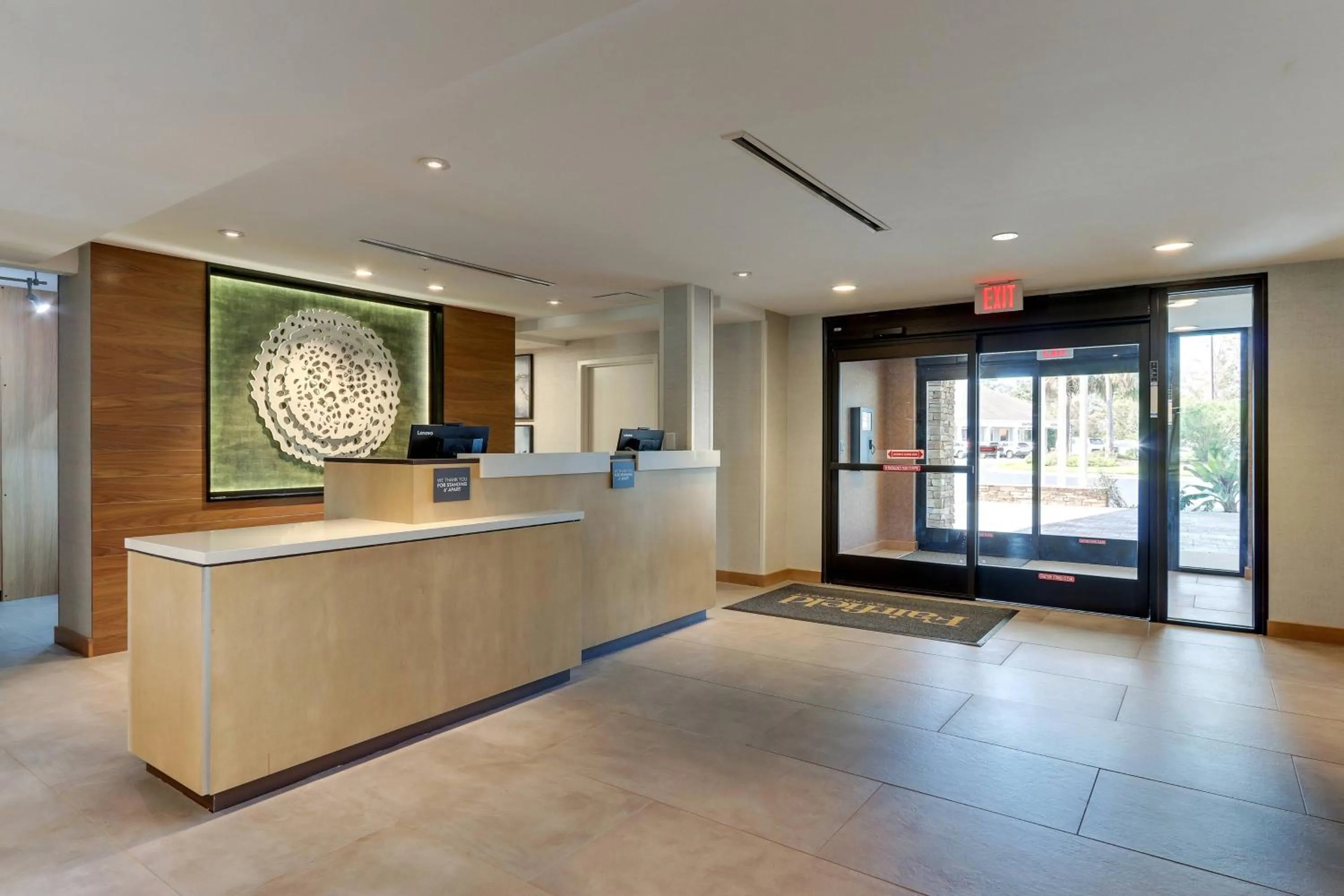Lobby or reception in Fairfield Inn & Suites Southport