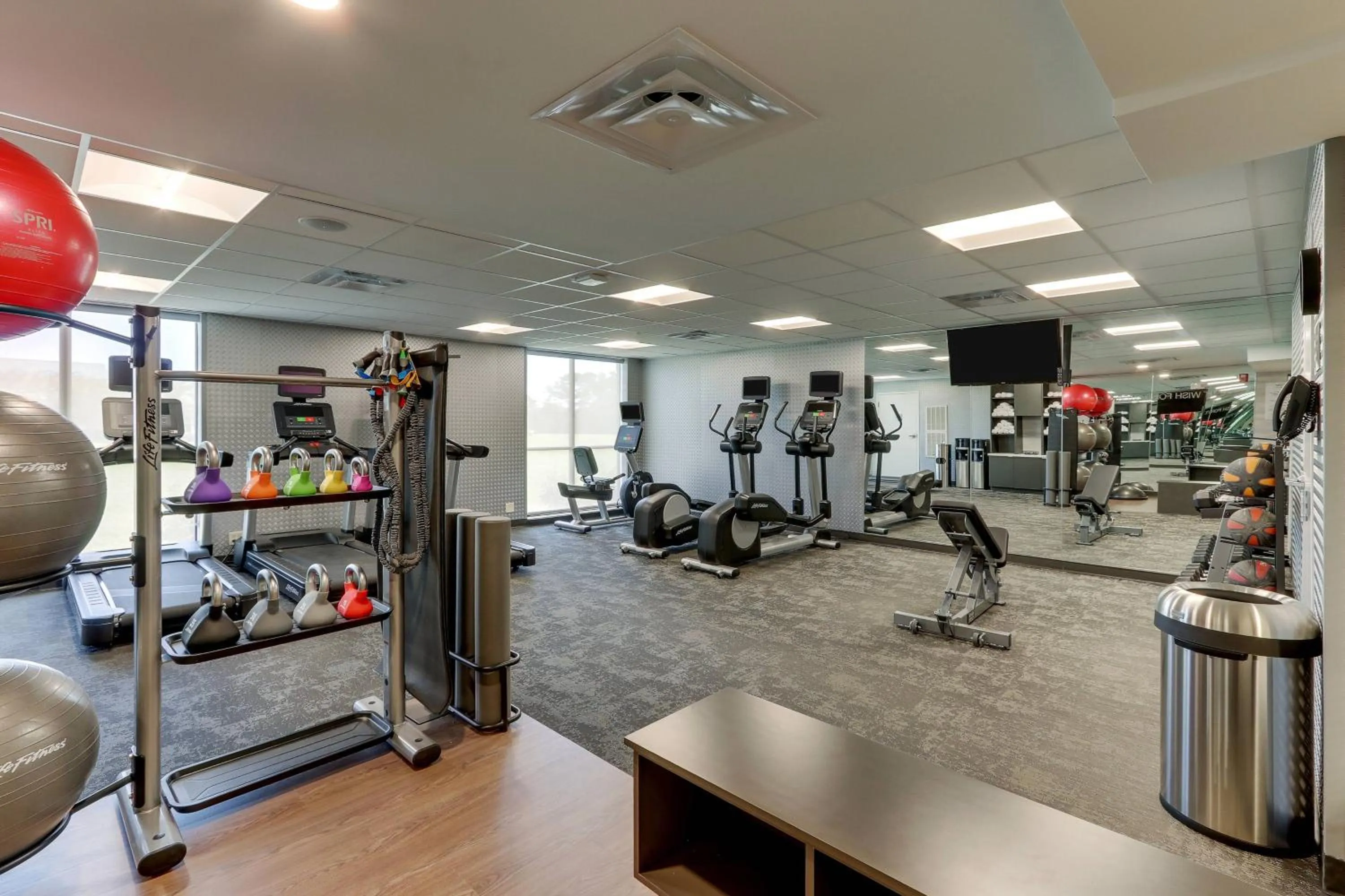 Fitness centre/facilities in Fairfield Inn & Suites Southport