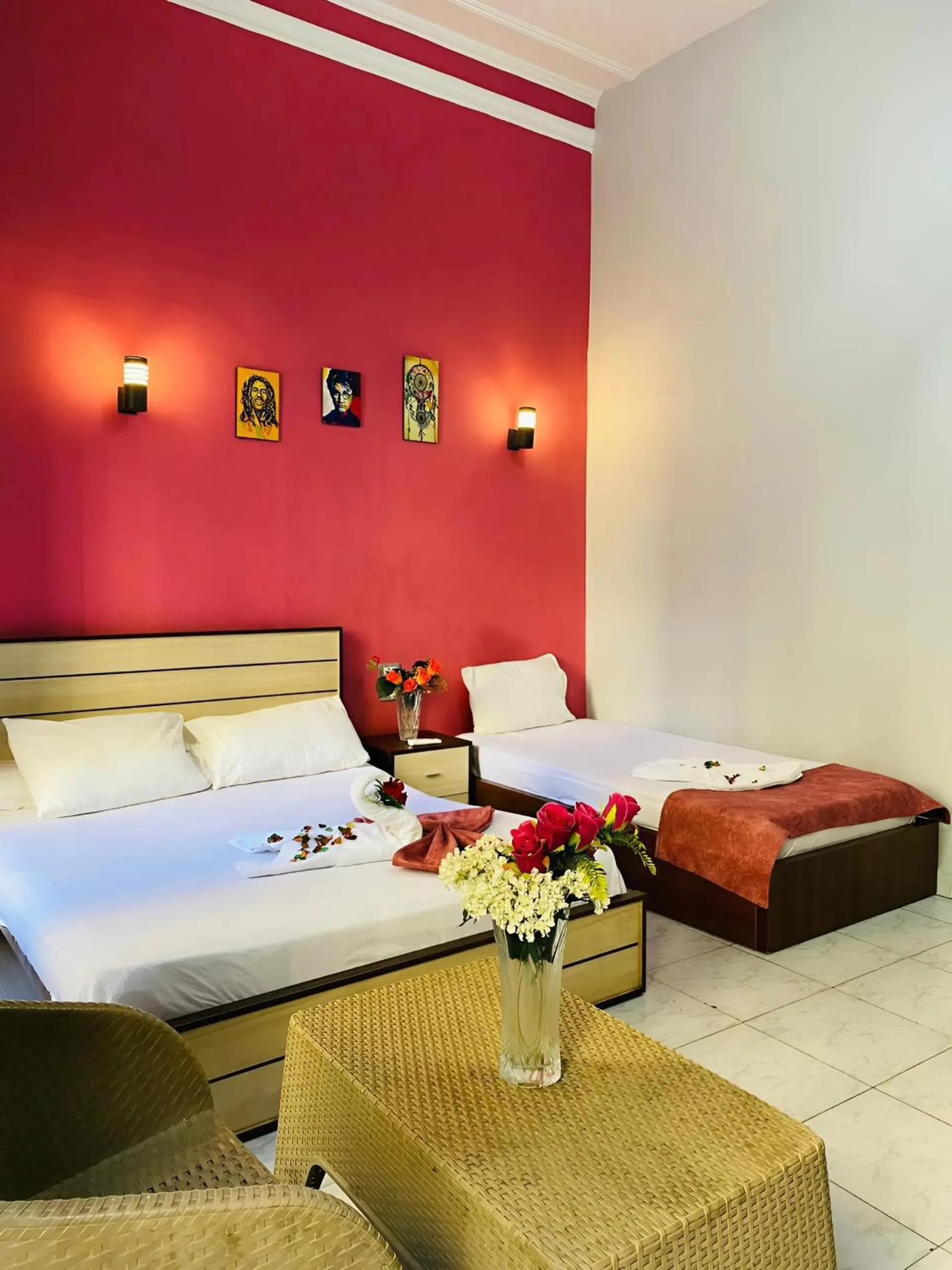 Bed in Hostgram Hotel