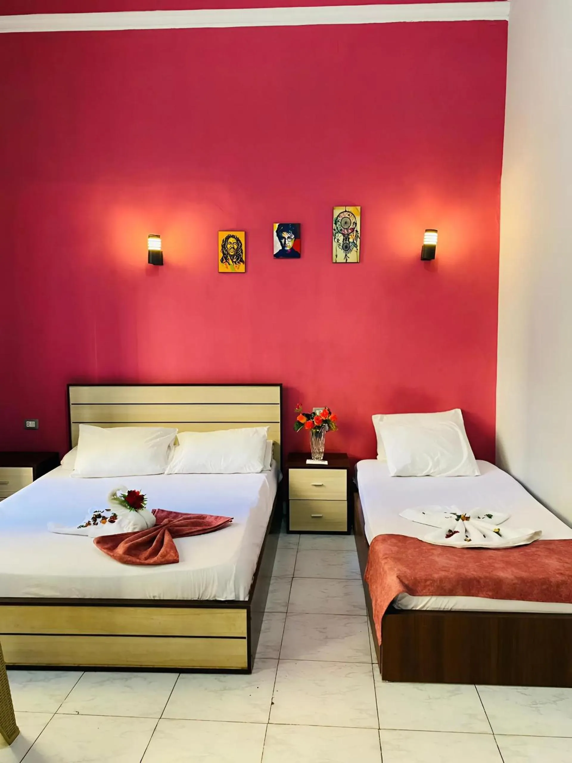 Bed in Hostgram Hotel