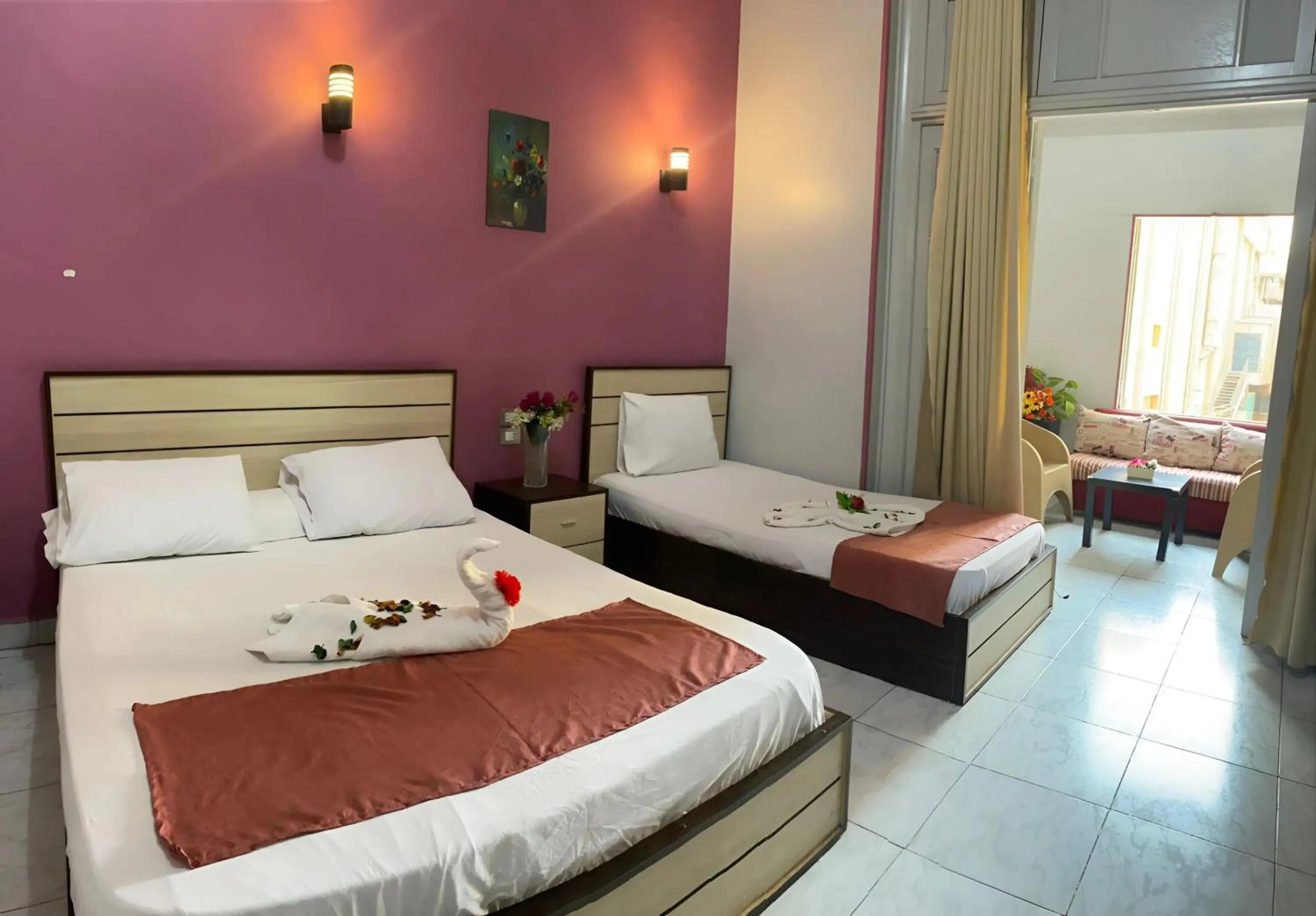 Bed in Hostgram Hotel