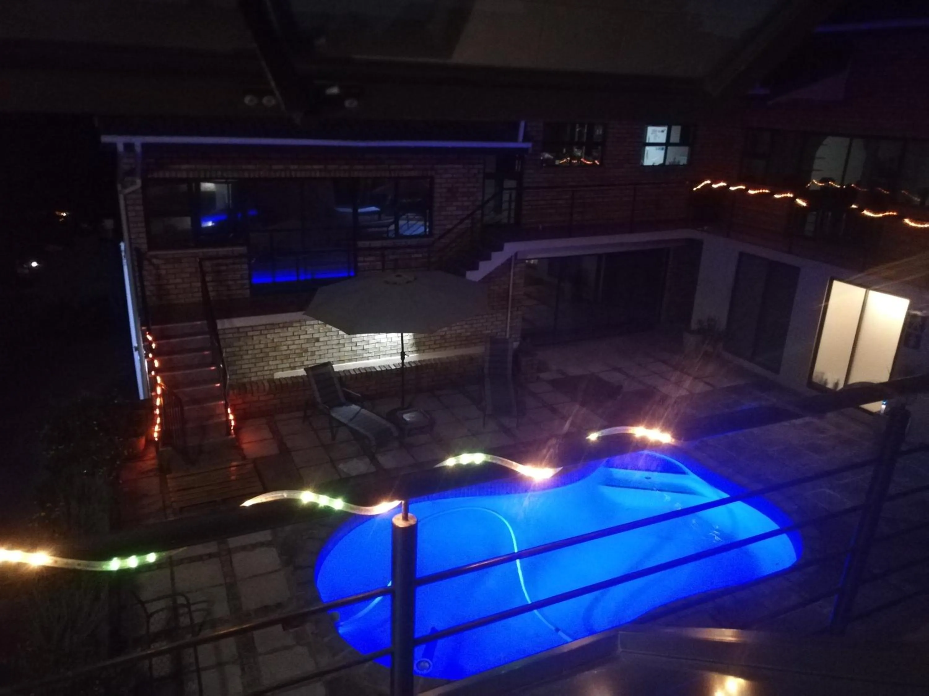 Pool view in Hidden Inn