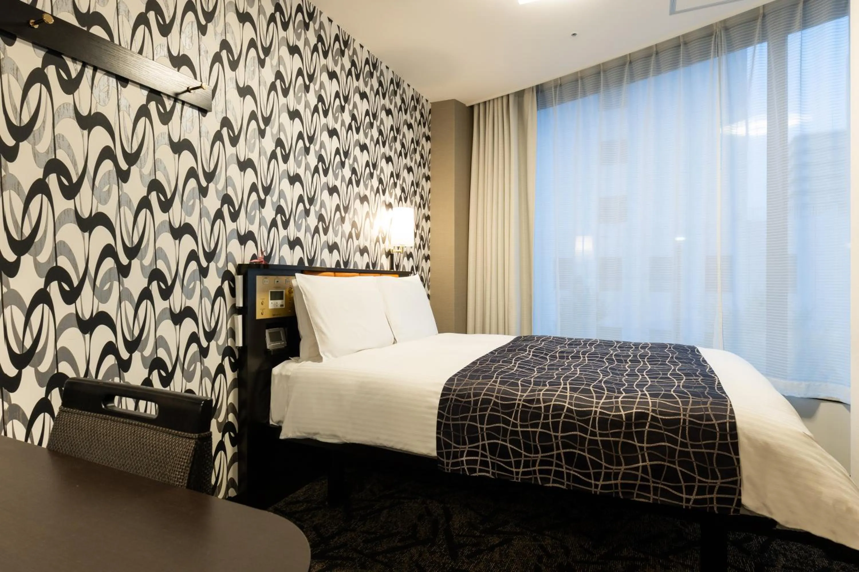 Photo of the whole room, Bed in APA Hotel Biwako Seta Ekimae