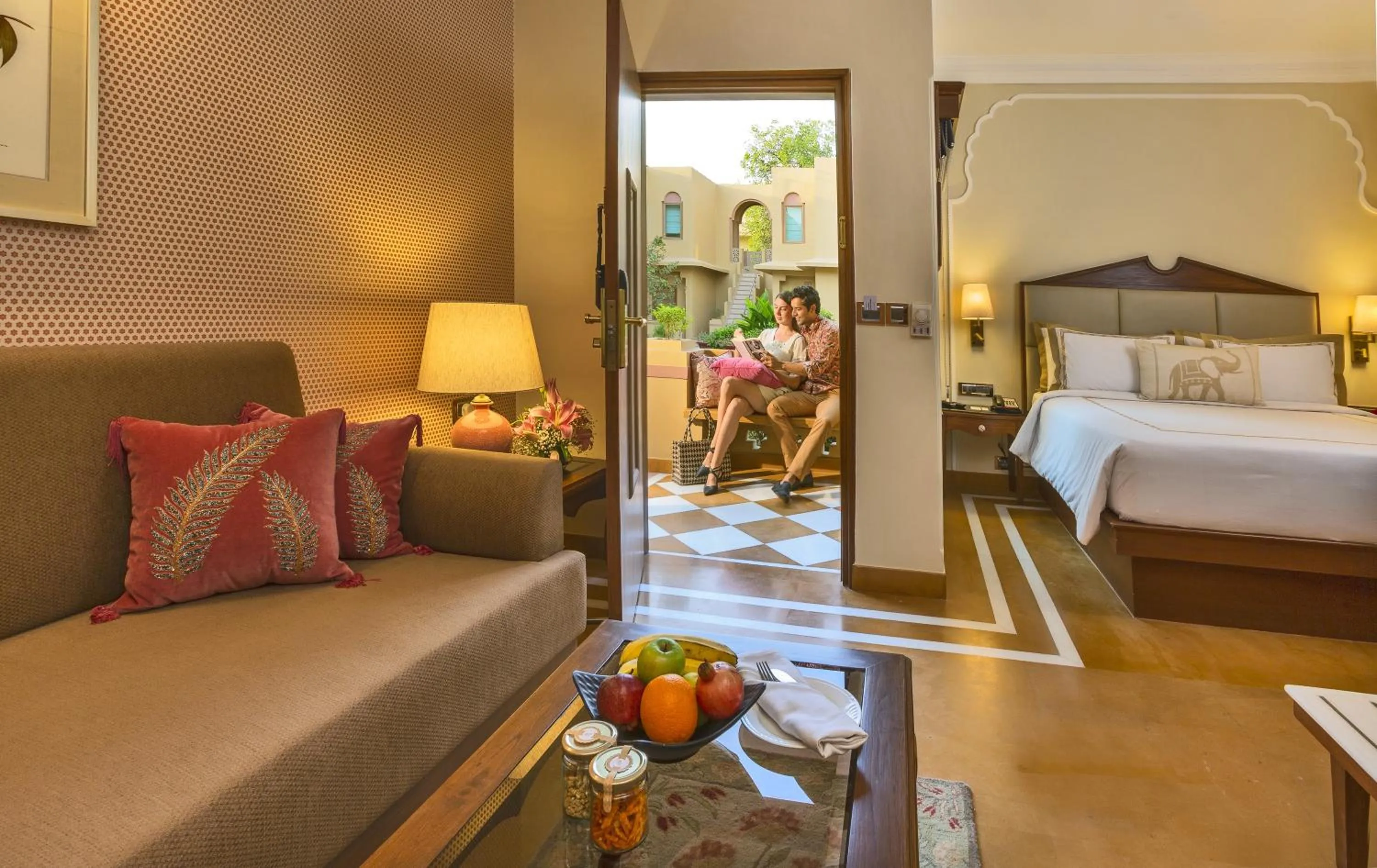 Bed in Heritage Village Resort & Spa Manesar-Gurgaon