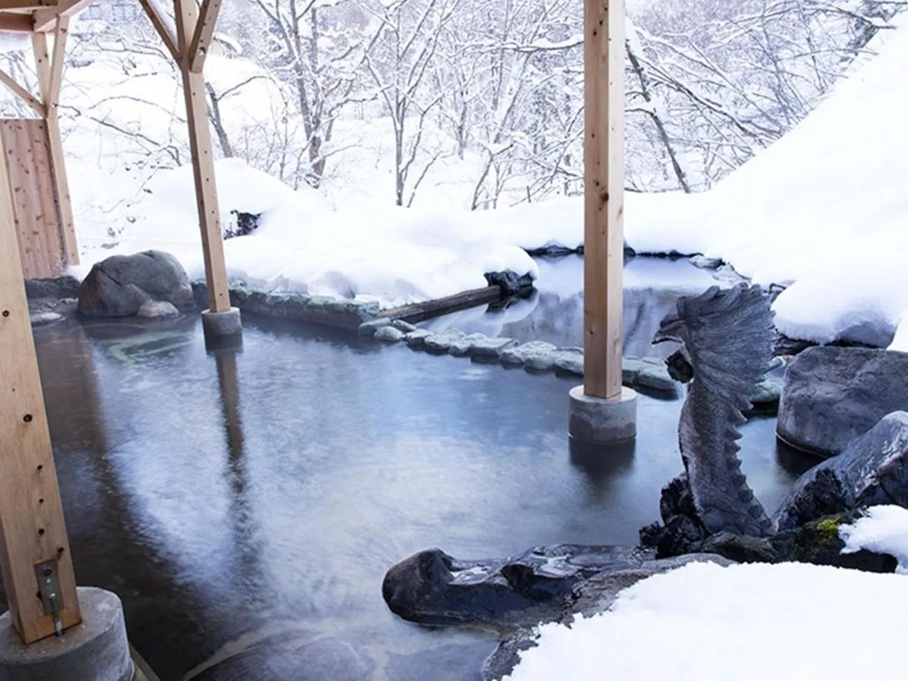 Open Air Bath in Ryuudo