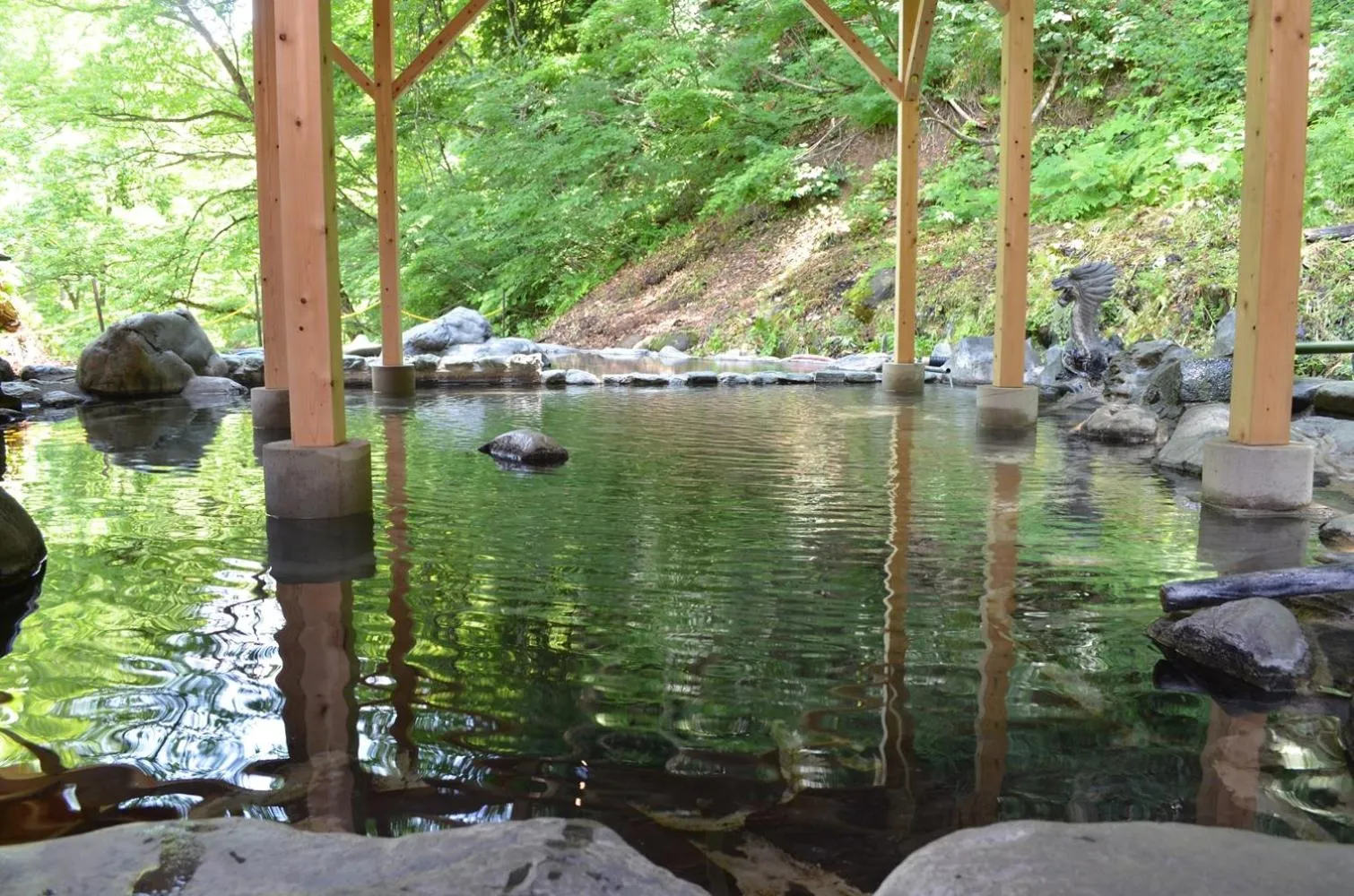 Open Air Bath in Ryuudo