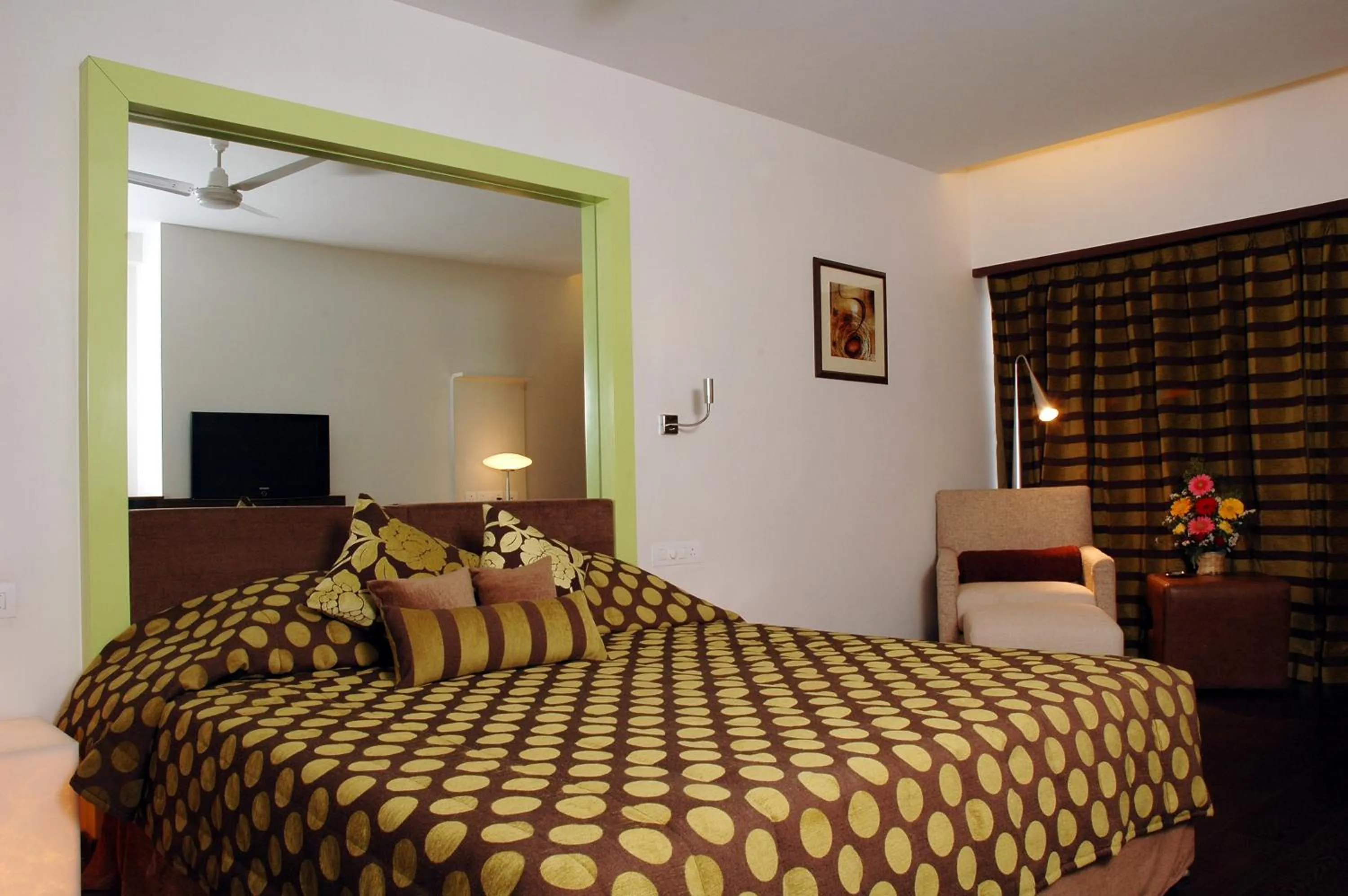 Photo of the whole room, Bed in The Fern Residency Ahmedabad, Subhash Bridge, Series by Marriott