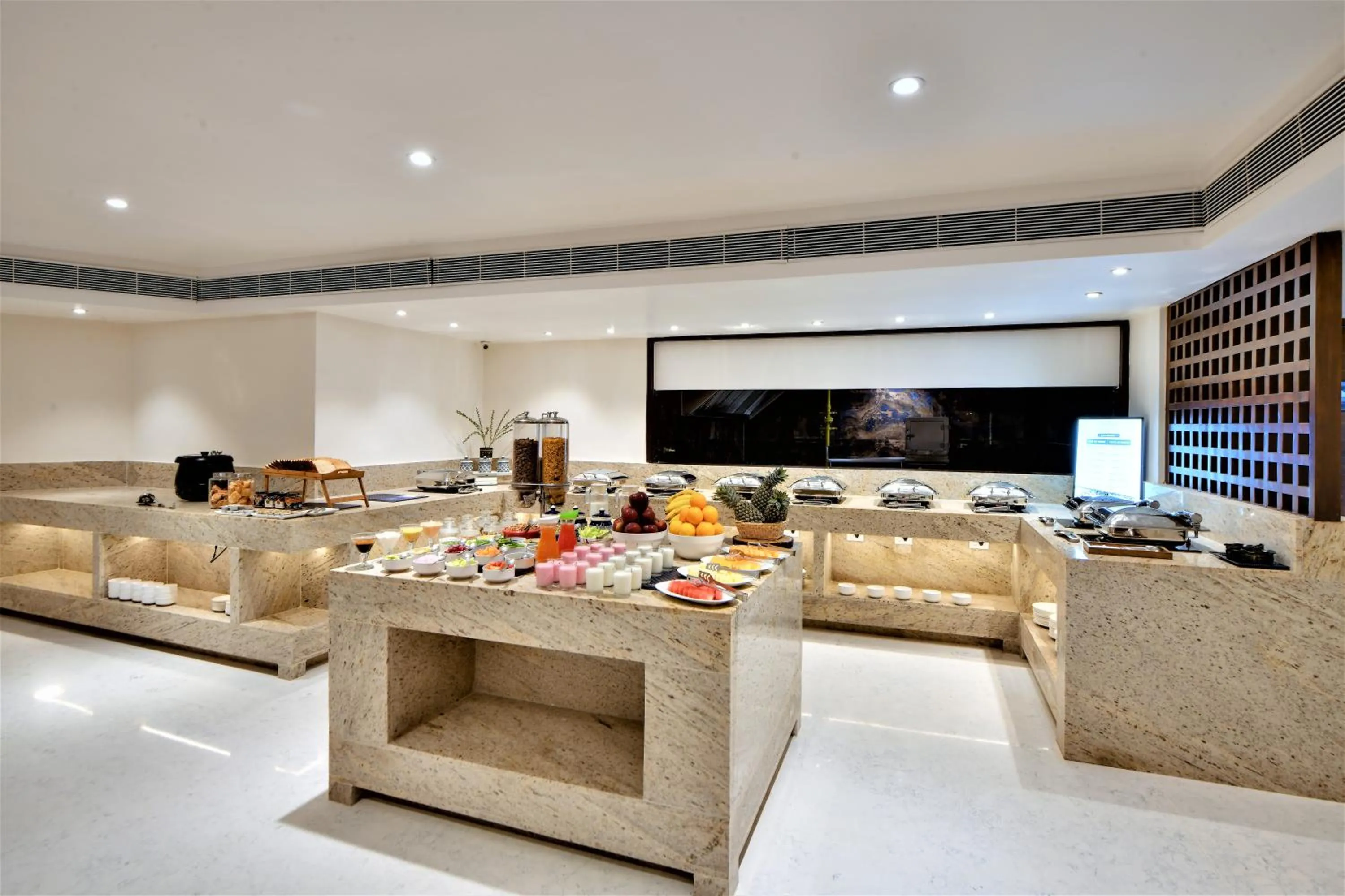 Buffet breakfast in The Fern Residency Ahmedabad, Subhash Bridge, Series by Marriott